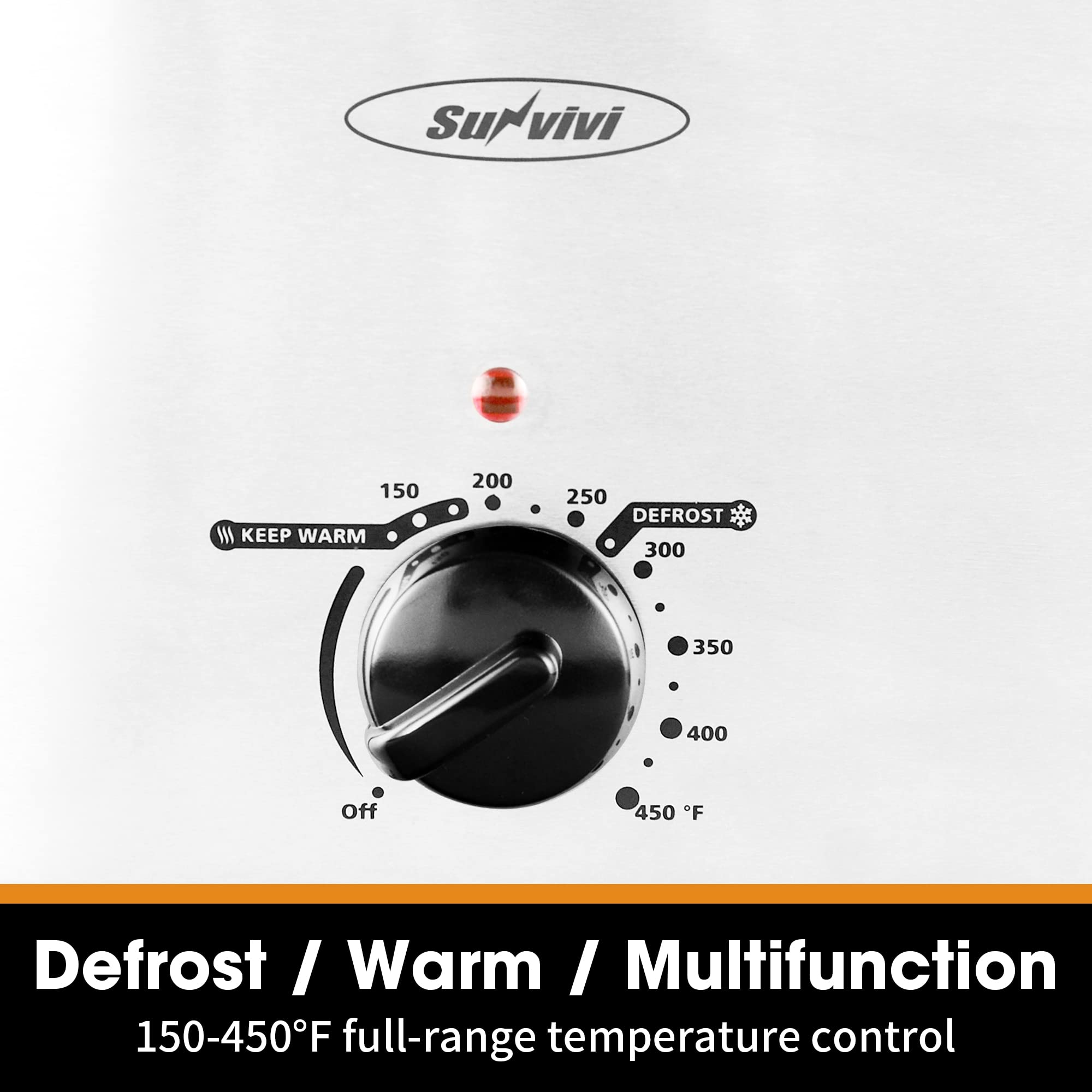 Sunvivi Electric Roaster Oven with Removable Cooking Pan - John Pierce Auto Care