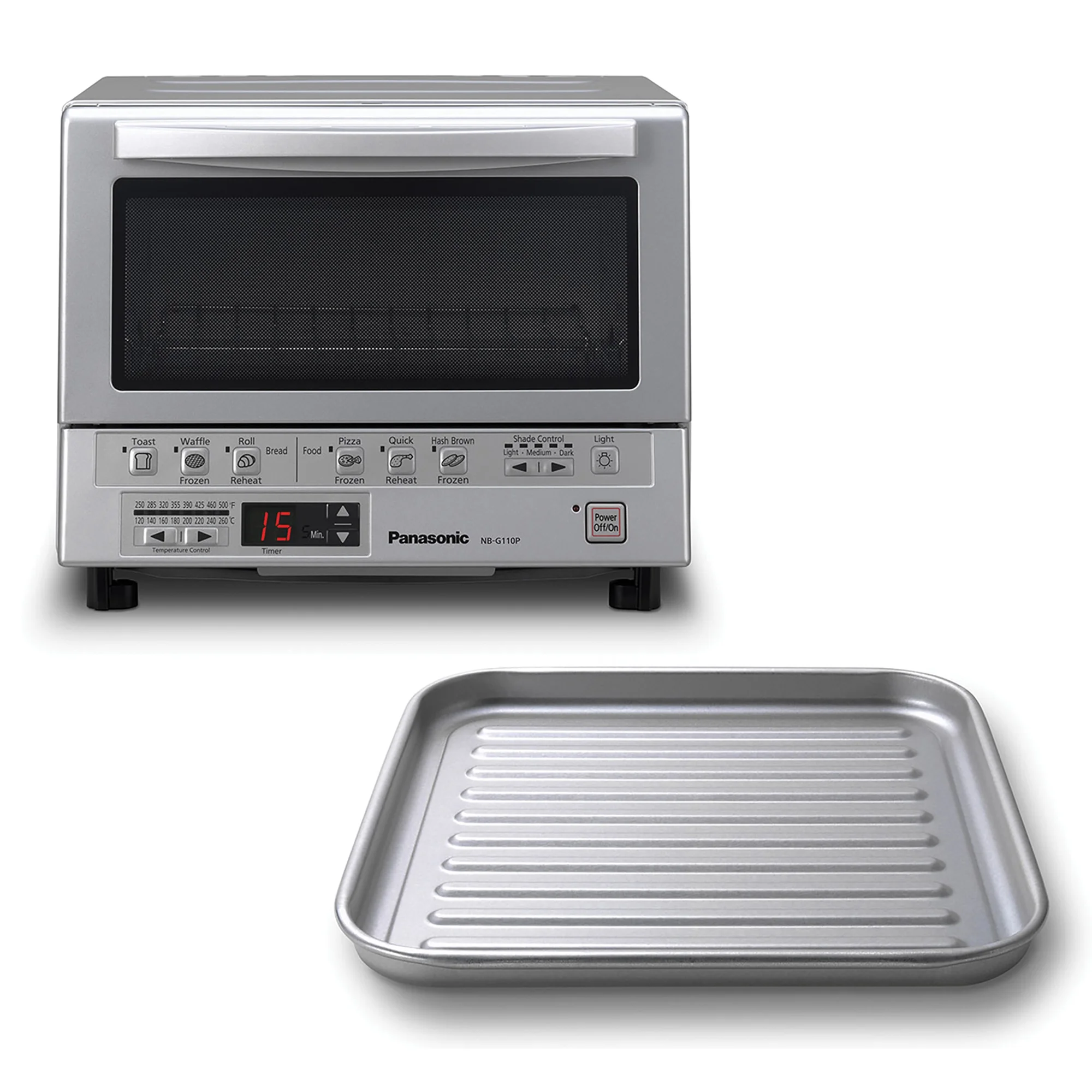 Panasonic FlashXpress Silver Toaster Oven in Silver - John Pierce Auto Care