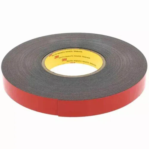 3M(TM) Automotive Acrylic Plus Attachment Tape, Black, 1/2