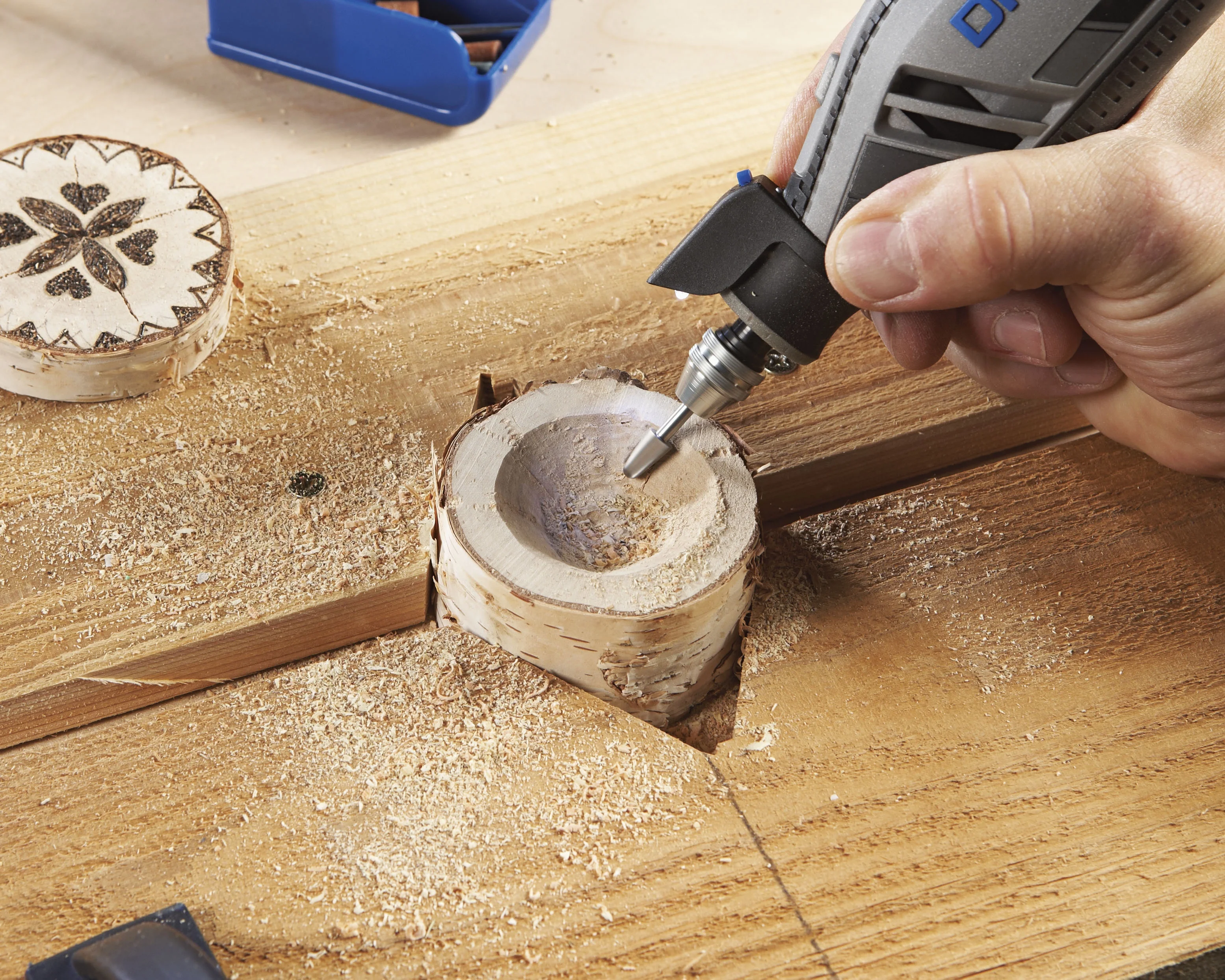Dremel 4300-9/64 Corded Variable Speed Rotary Tool Kit with Flex Shaft and Hard Storage Case, High Power & Performance, Variable Speed - Engraver, Etcher, Sander, and Polisher - John Pierce Auto Care