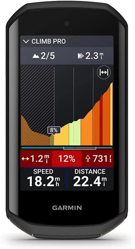 Garmin Edge 1050®, Premium Cycling Computer, Vivid Color Touchscreen Display, Built-in Speaker, Advanced Training and Group Ride Features, Road Hazard Alerts - John Pierce Auto Care