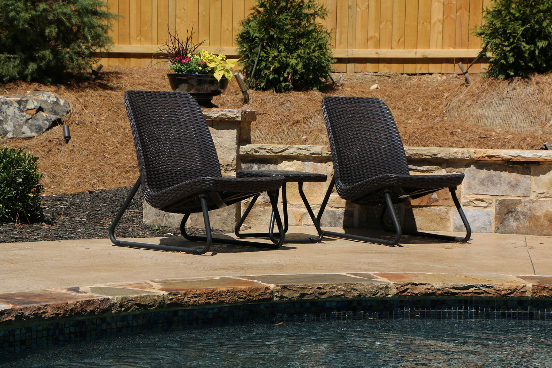 Keter Rio 3-Piece Resin Wicker Patio Furniture Set - John Pierce Auto Care