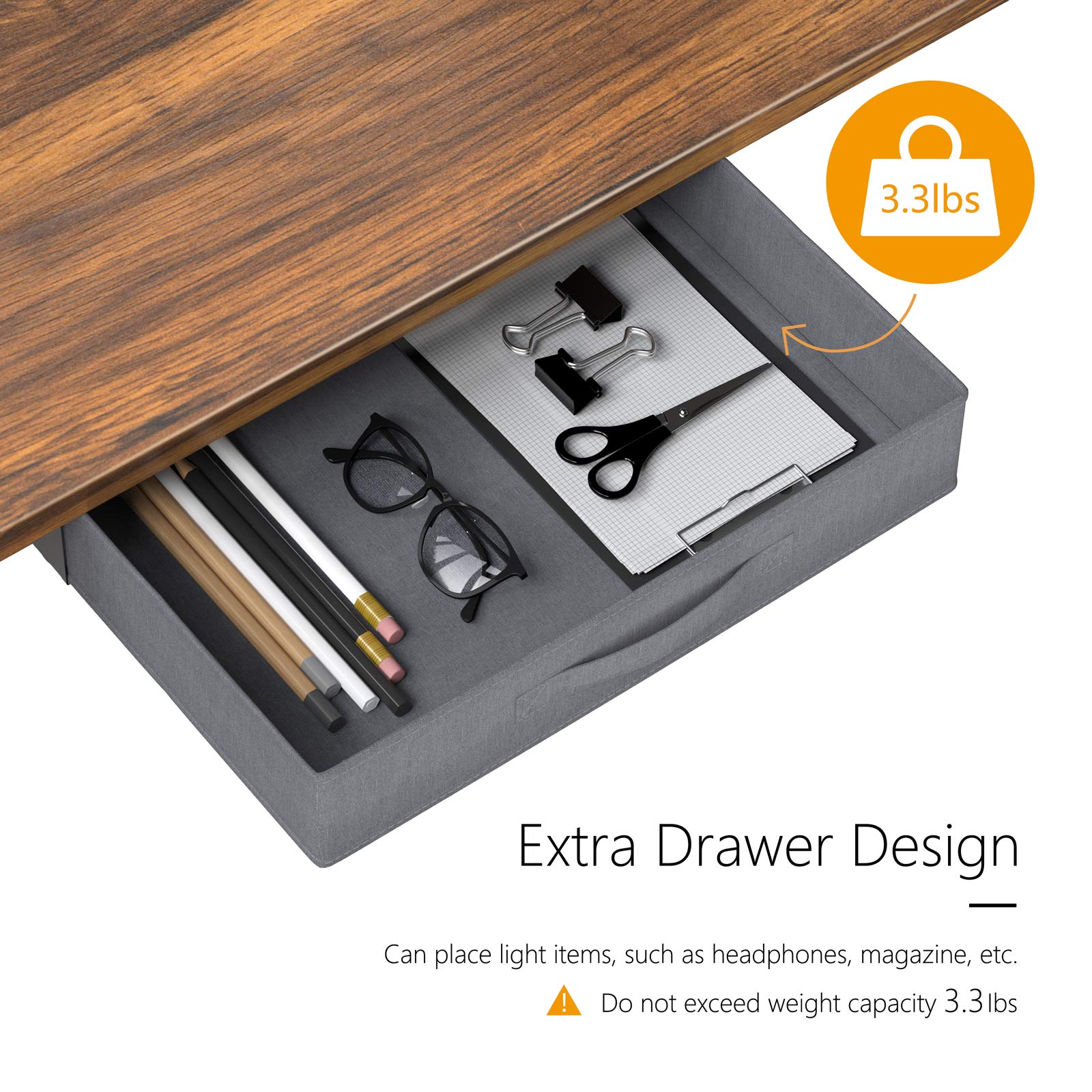 CubiCubi L-Shaped Space-Saving Computer Corner Desk - John Pierce Auto Care