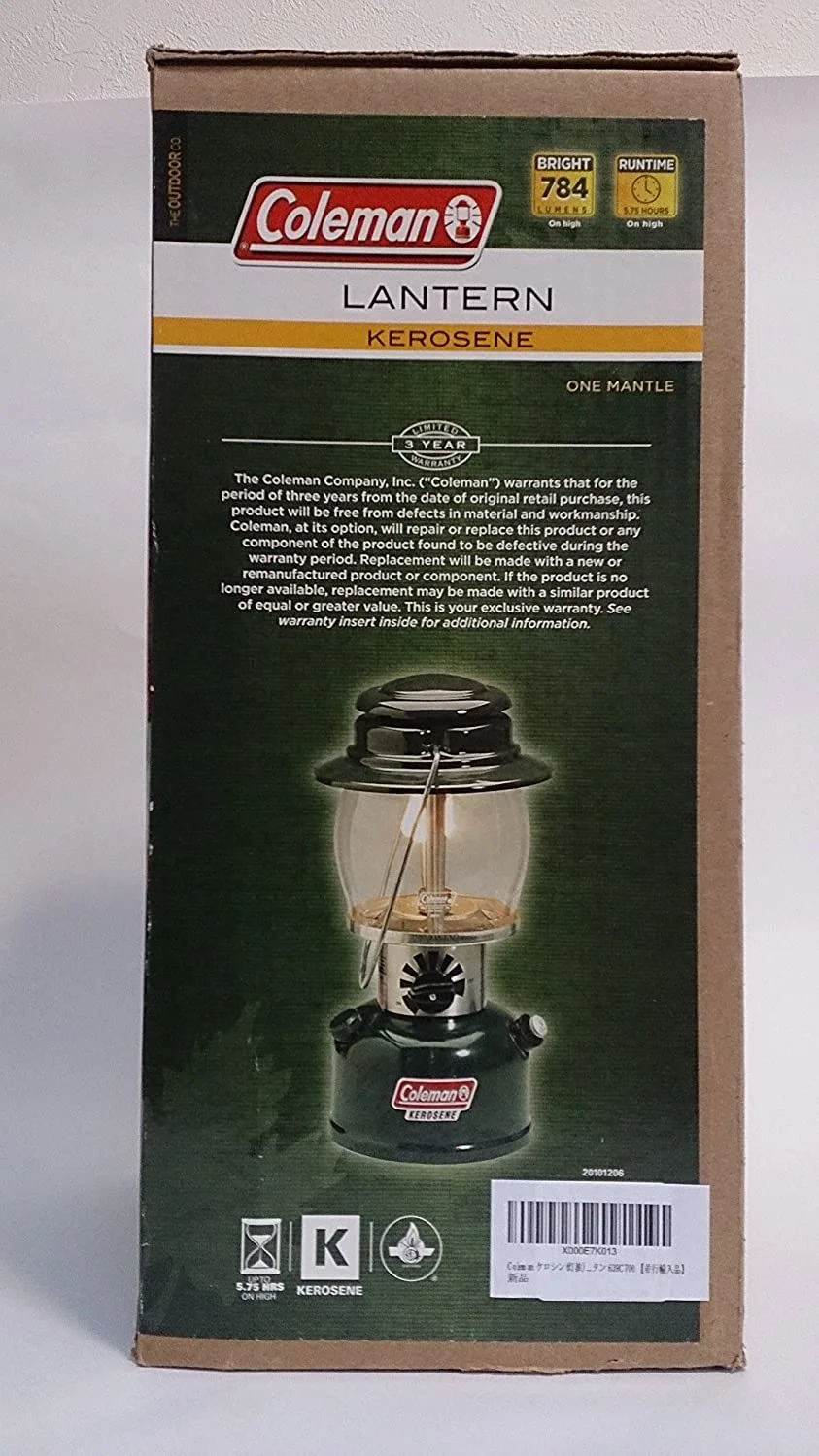 Coleman Kerosene Lantern - Green - John Pierce Auto Care