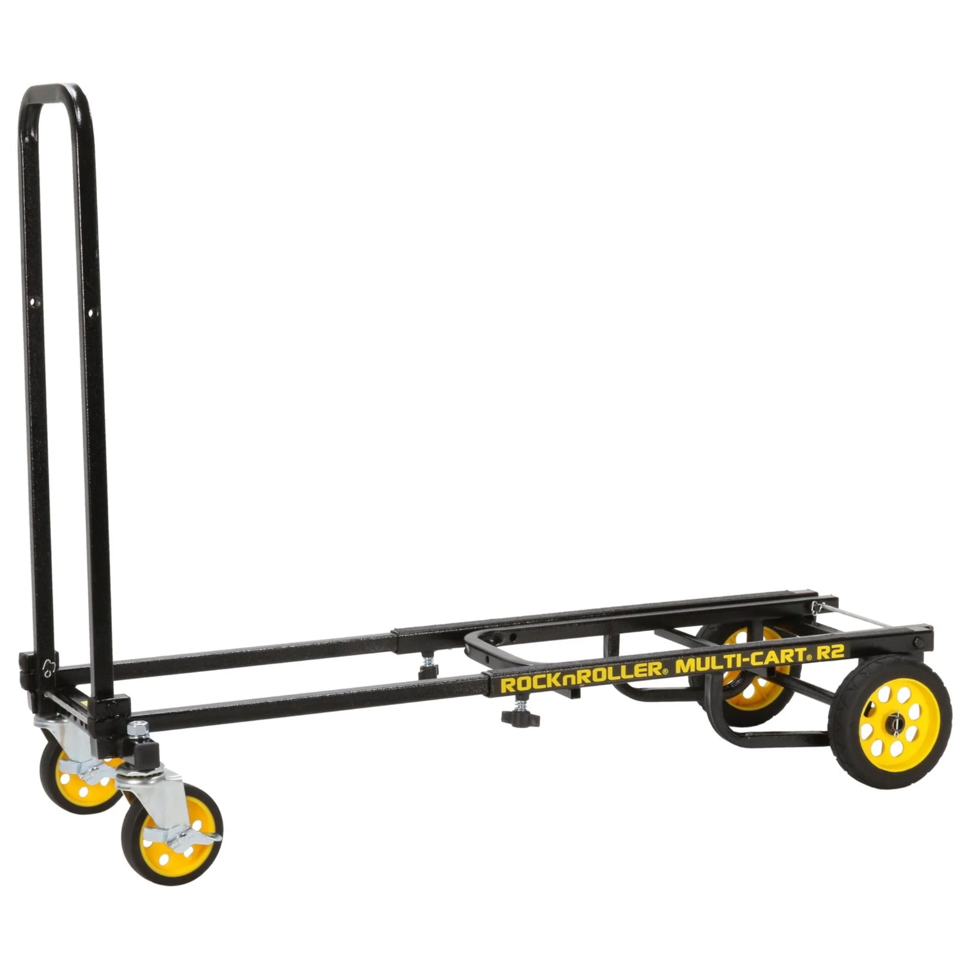 Rock N Roller R2RT Multi-Cart 8-in-1 Micro Equipment Transporter Cart Black Frame/Yellow Wheels Micro - John Pierce Auto Care