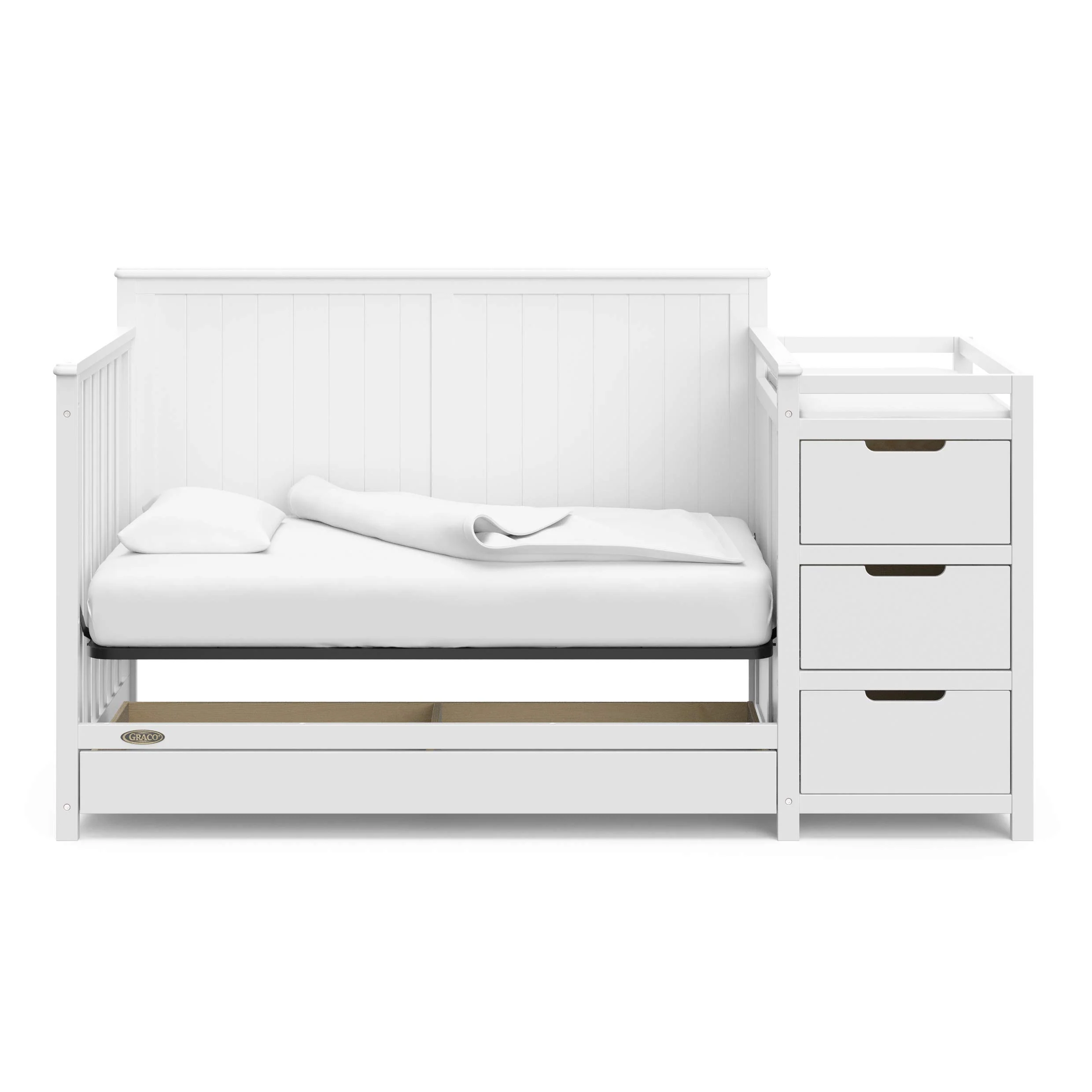 Graco Hadley 5-in-1 Convertible Crib and Changer with Drawer - John Pierce Auto Care