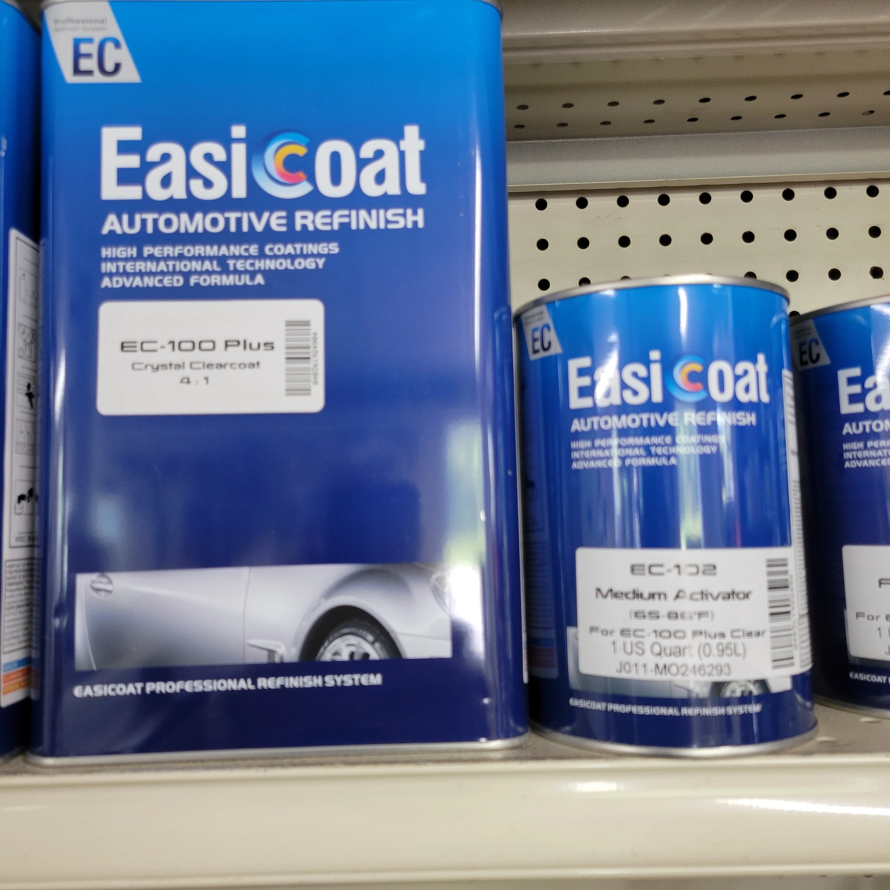 1 Gallon KIT EC100 Clear Coat Easi Coat 4-1 Mix With Medium Activator - John Pierce Auto Care