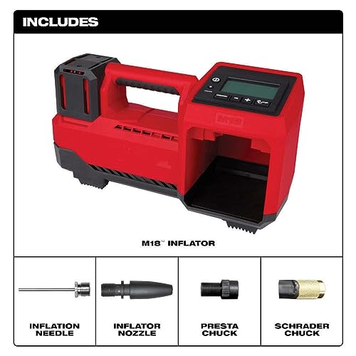 Compressors Milwaukee 2848 20 Cordless Inflator - John Pierce Auto Care