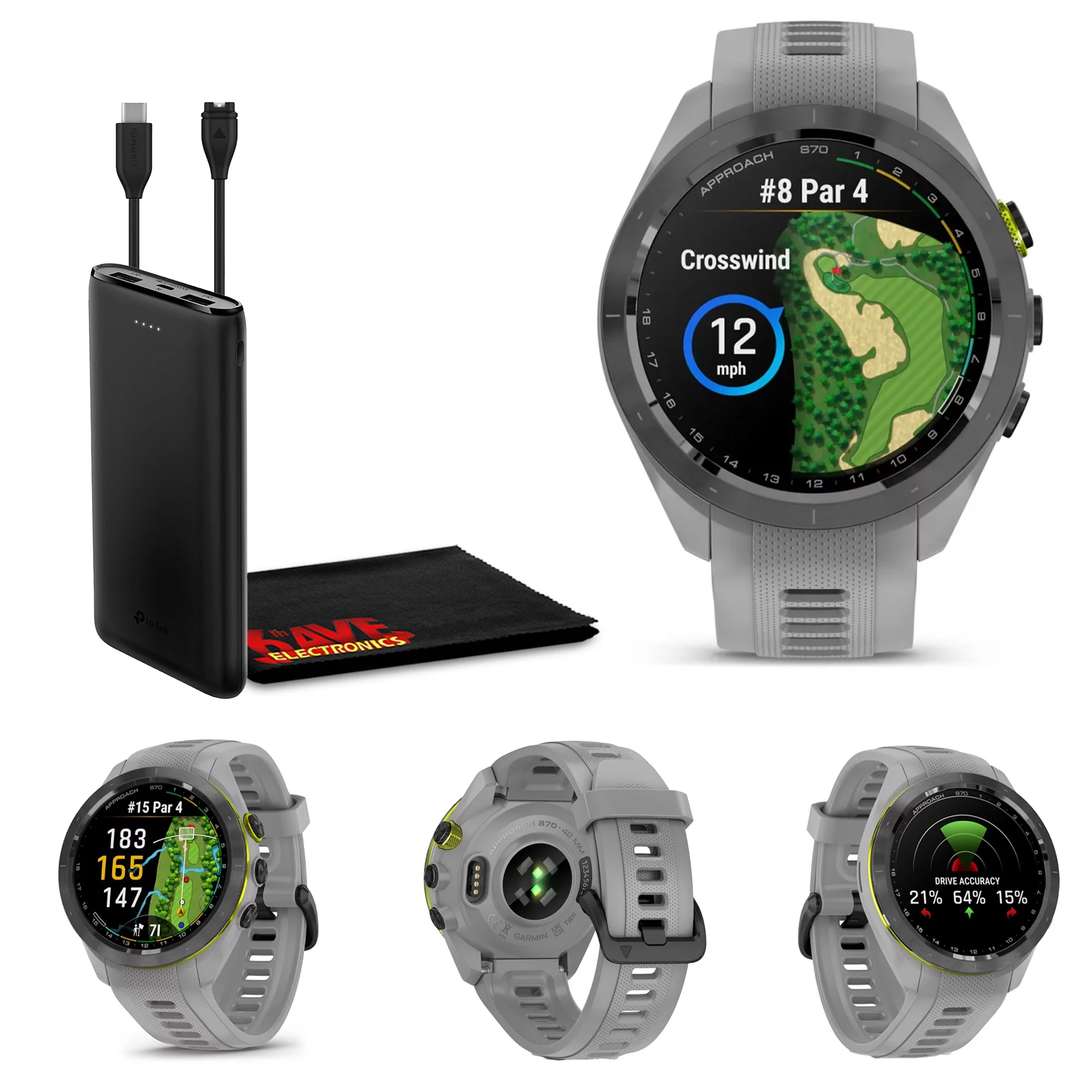 Garmin Approach S70 42mm Golf Smartwatch - John Pierce Auto Care