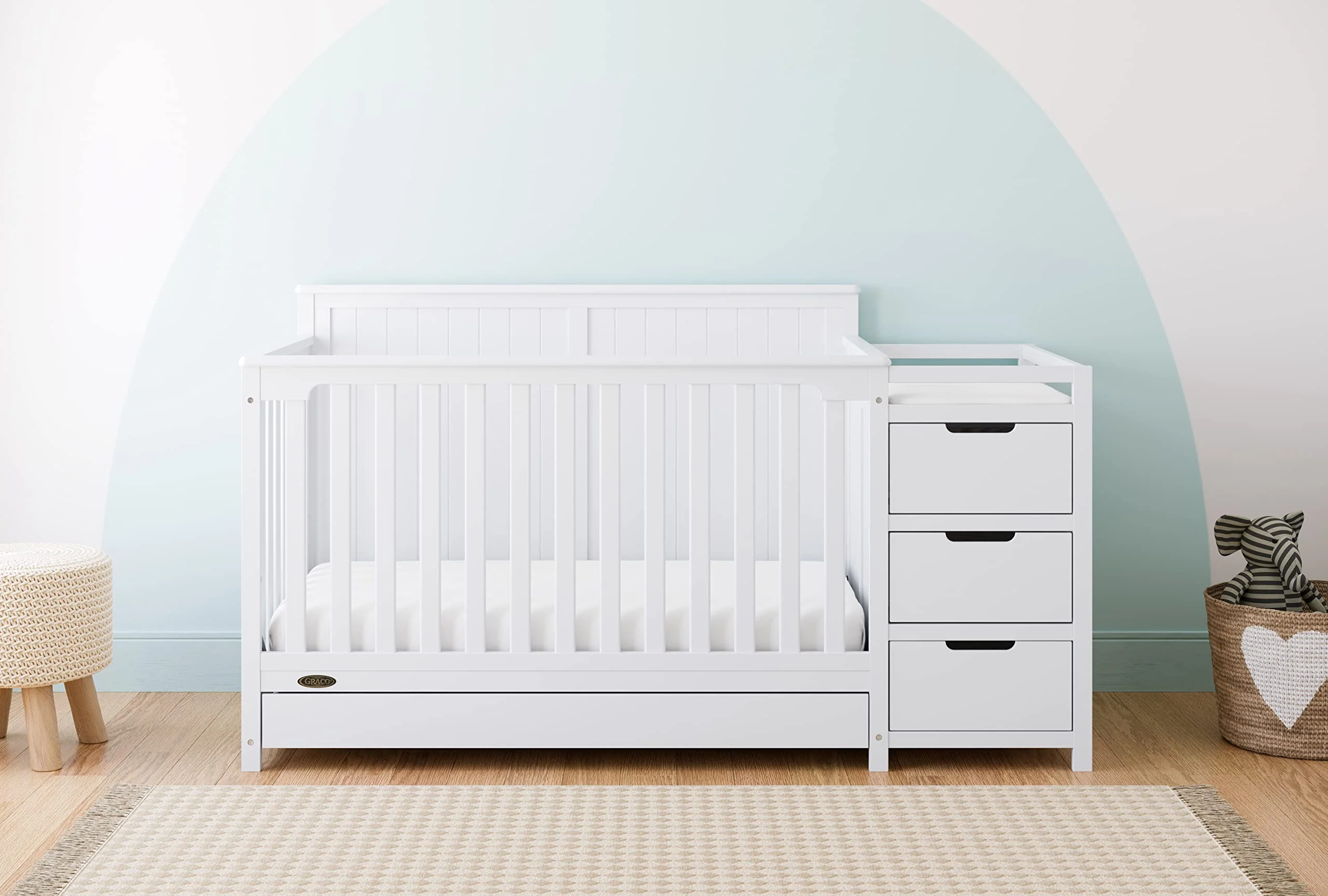 Graco Hadley 5-in-1 Convertible Crib and Changer with Drawer - John Pierce Auto Care
