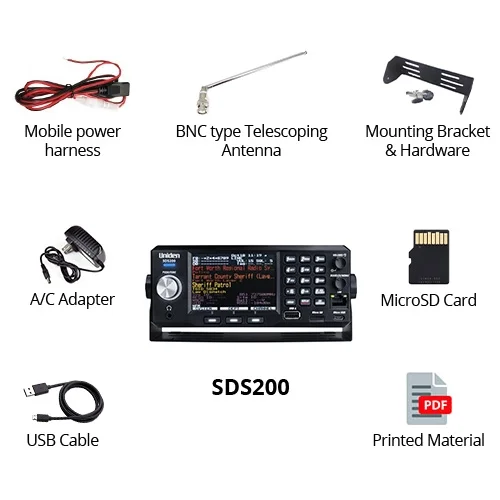 UNIDEN - SDS200 TRUE I/Q BASE OR MOBILE SCANNER FOR IMPROVED DIGITAL PERFORMANCE IN SIMULCAST AREAS & WEAK SIGNAL ENVIRONMENTS - John Pierce Auto Care