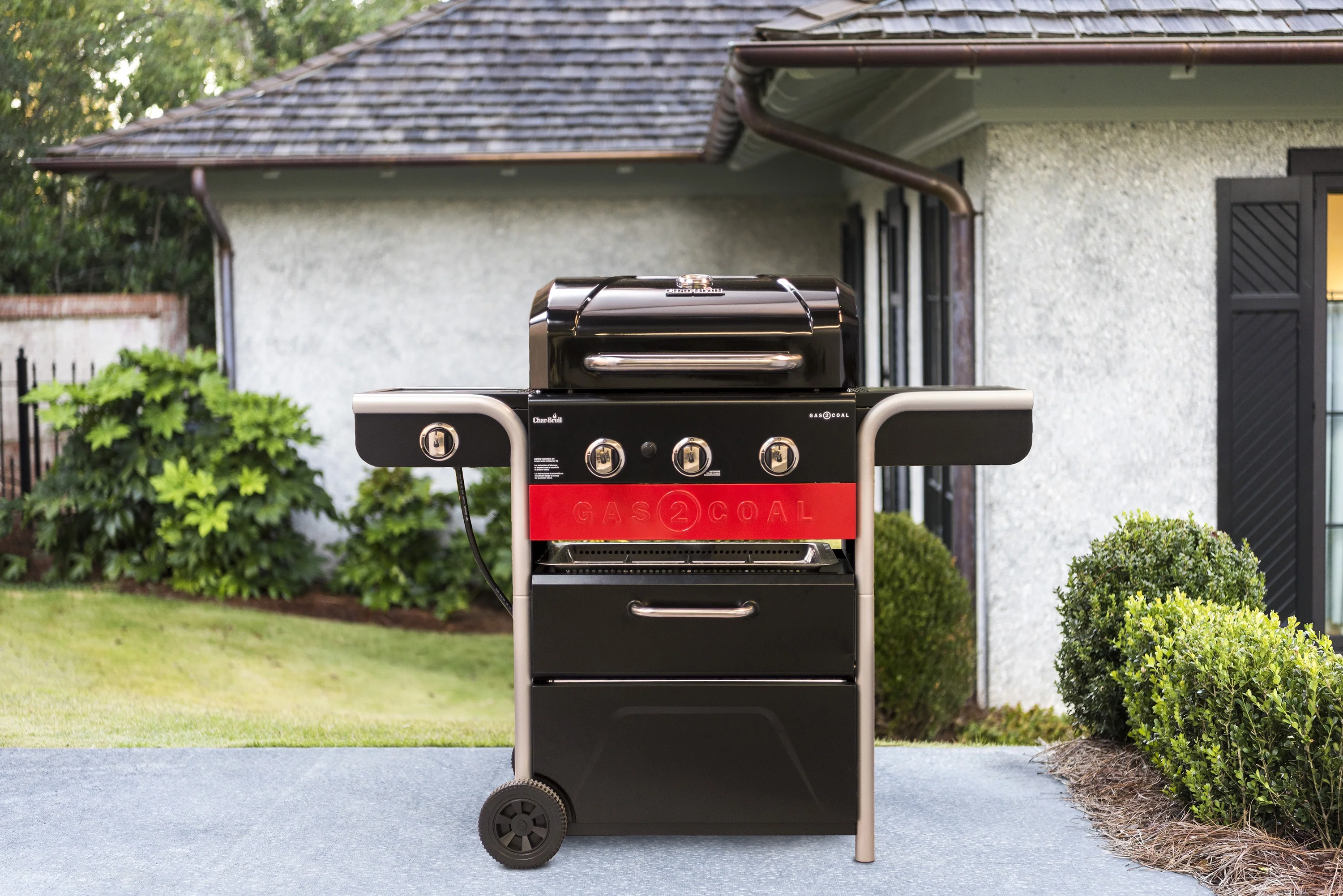 Char-Broil Gas2Coal 3-Burner Hybrid Gas and Charcoal Grill - John Pierce Auto Care