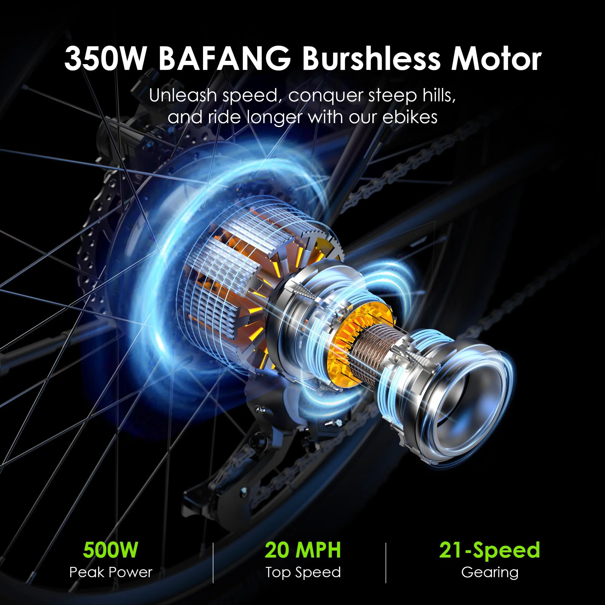 Oraimo Electric Bike for Adults with 350W BAFANG Motor - John Pierce Auto Care