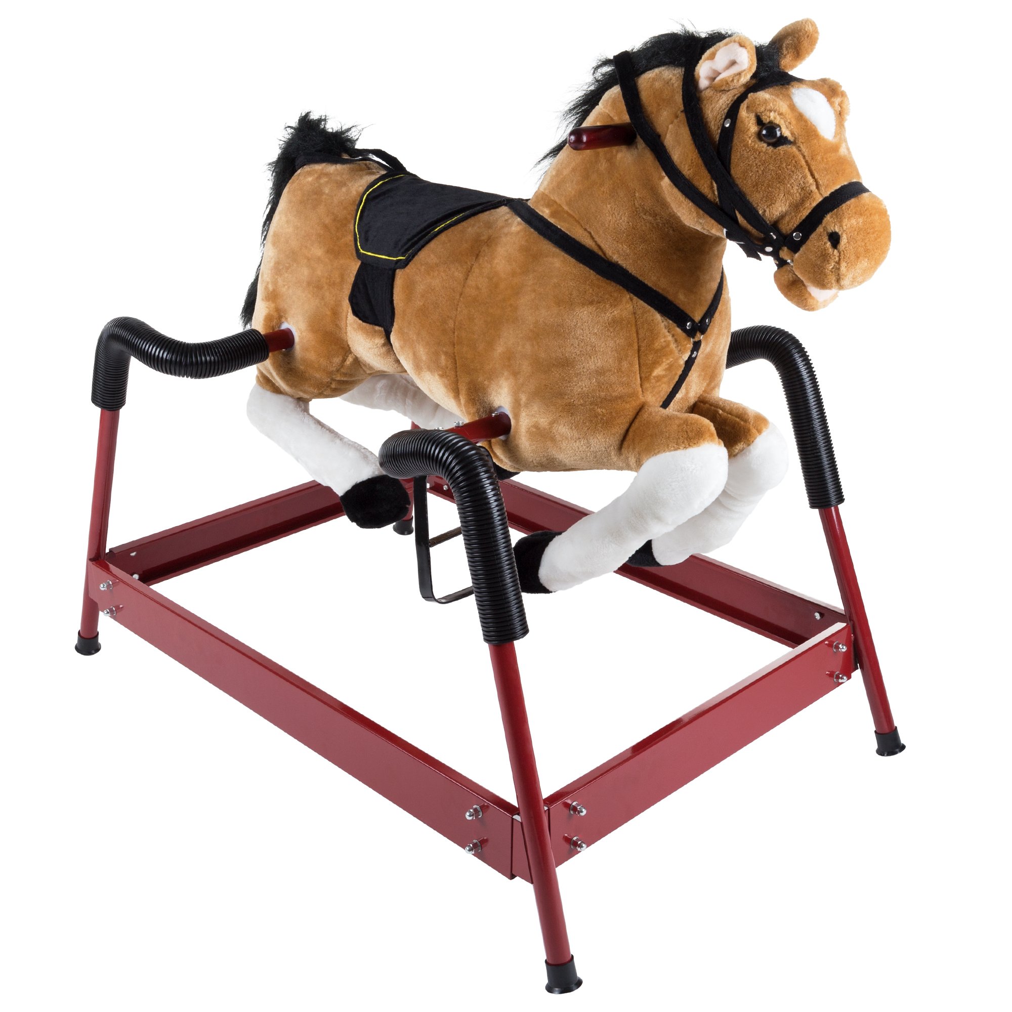 Happy Trails Plush Rocking Animal with Adjustable Stirrups - John Pierce Auto Care