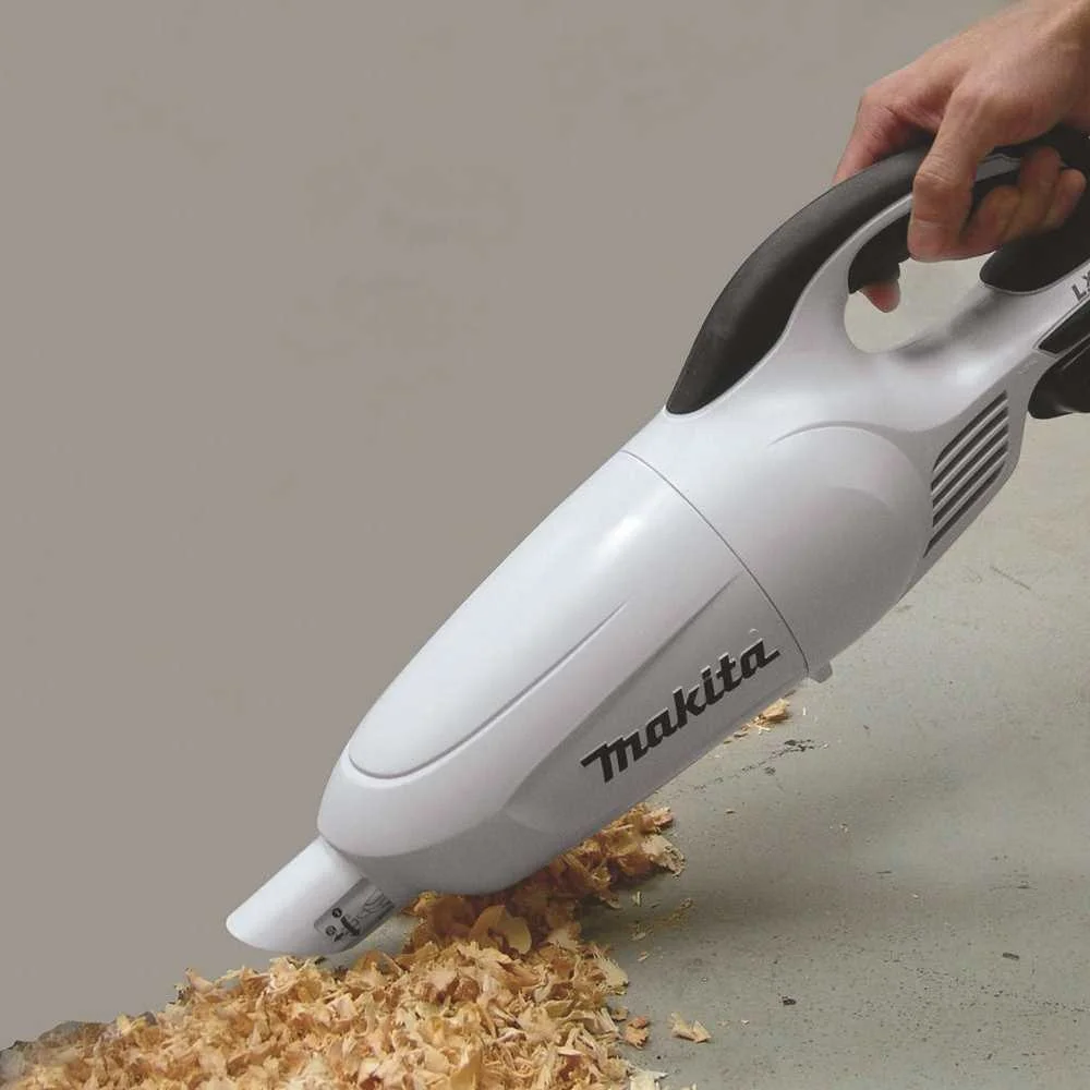Makita XLC02RB1W LXT Compact Vacuum Kit, 1.3 pt Vacuum, Lithium-Ion Battery White - John Pierce Auto Care
