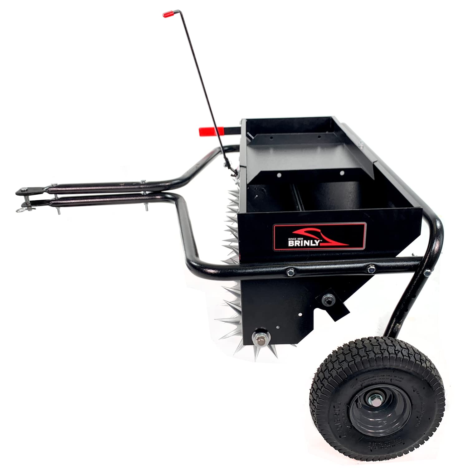 Brinly 40-Inch Combination Tow-Behind Aerator Spreader - John Pierce Auto Care