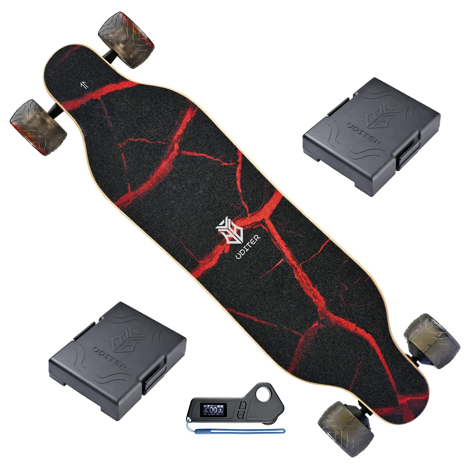 UDITER Electric Longboard Skateboard with Removable Battery - John Pierce Auto Care