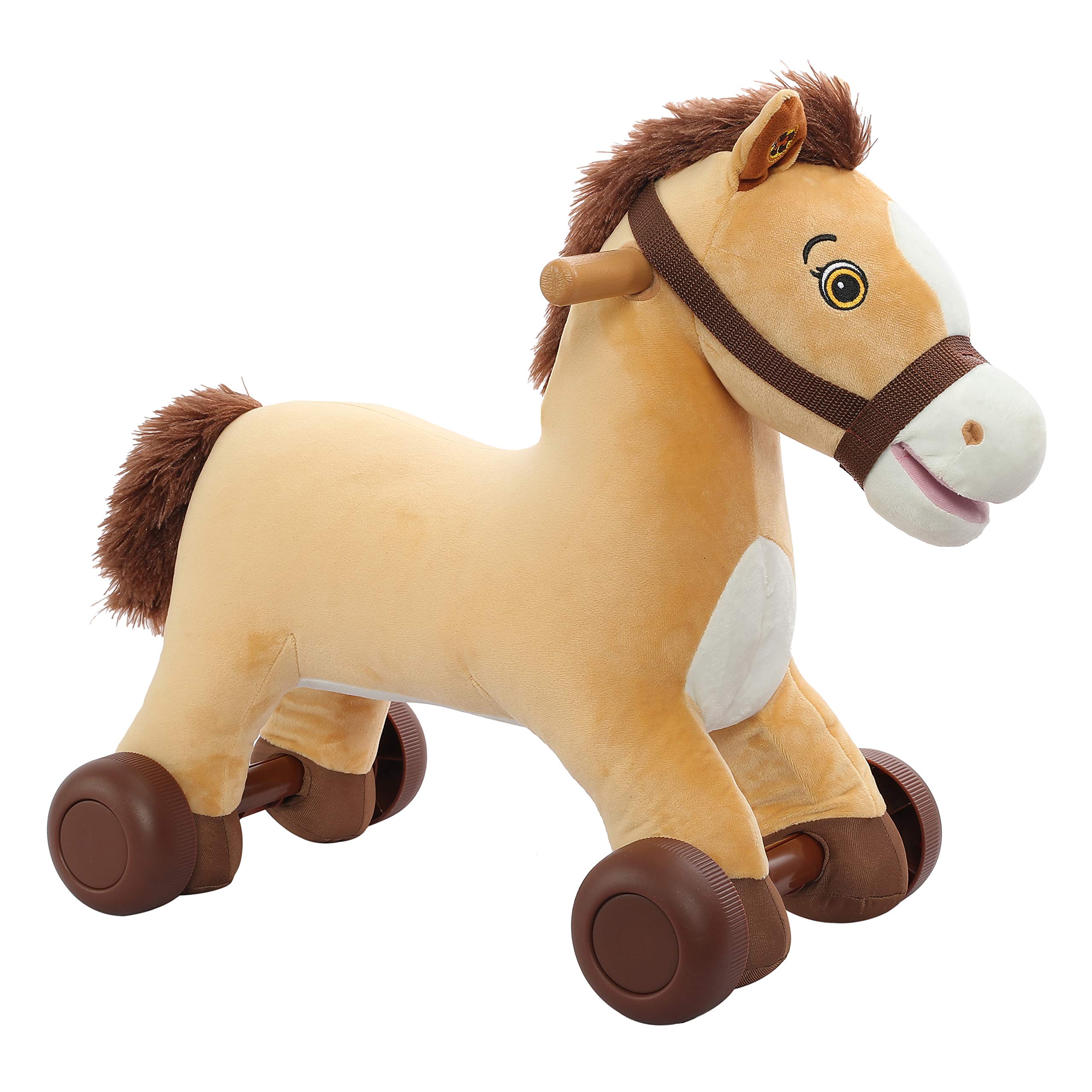 Rockin Rider Charger Plush Talking Pony Ride-On - John Pierce Auto Care
