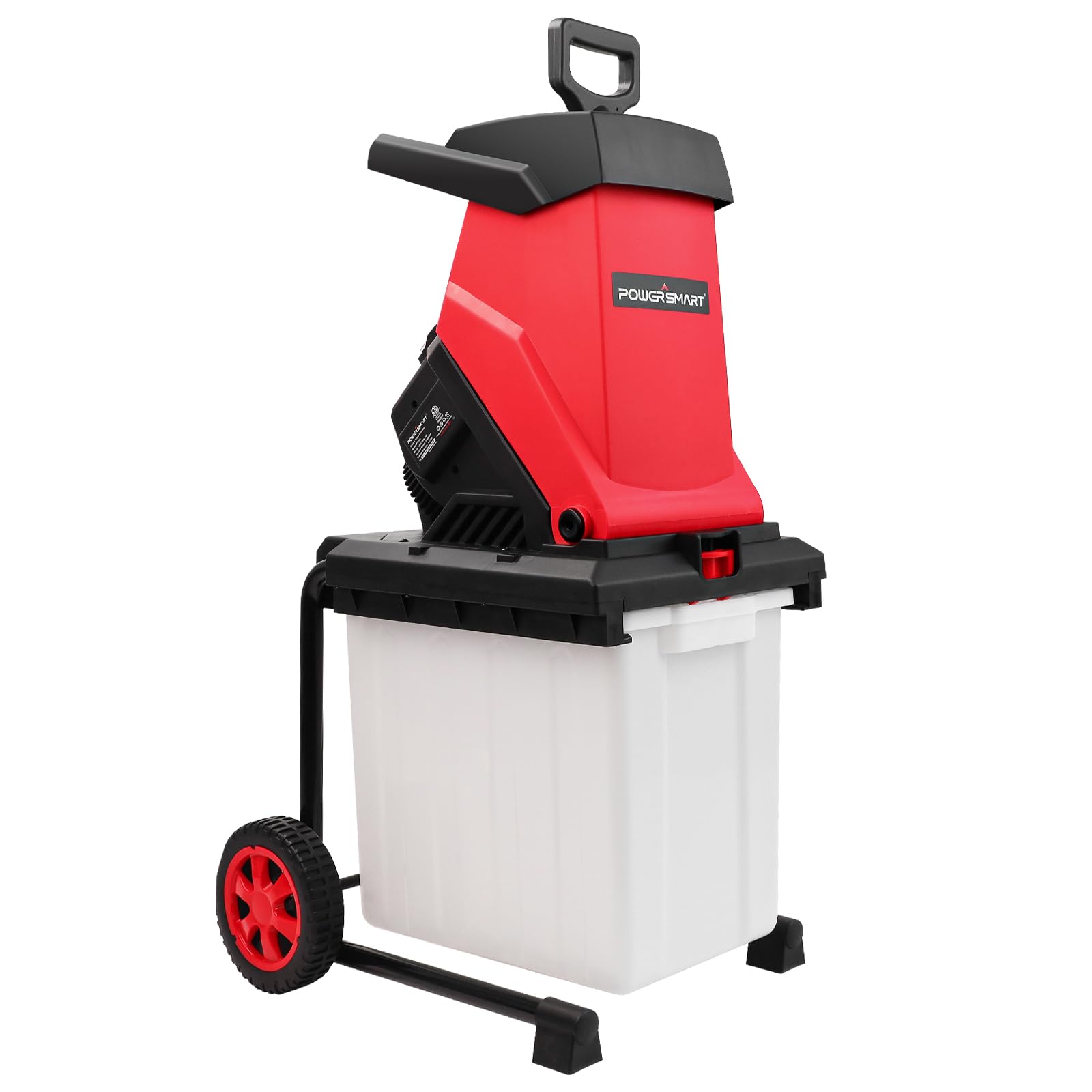 PowerSmart 15-Amp Electric Wood Chipper and Leaf Mulcher - John Pierce Auto Care