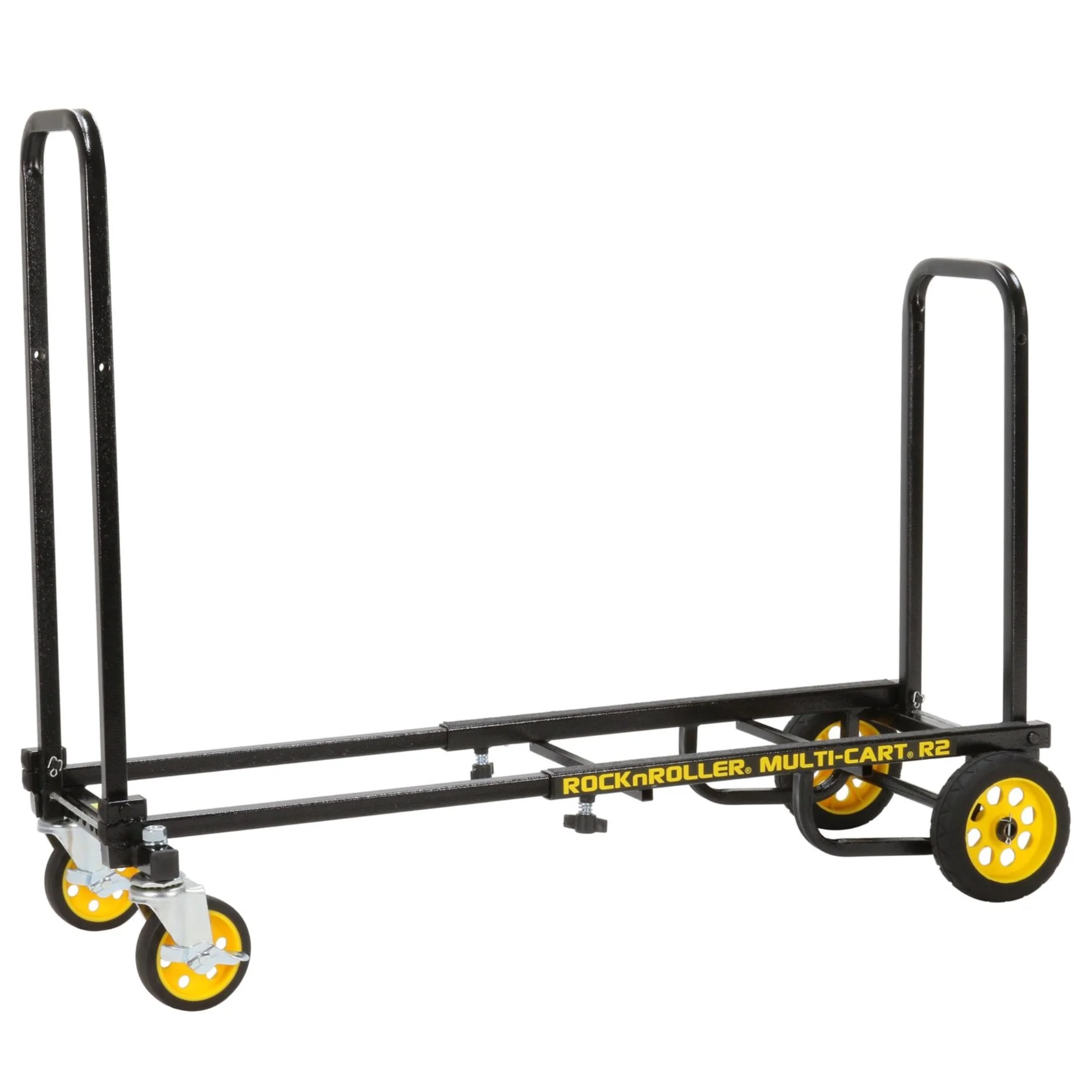 Rock N Roller R2RT Multi-Cart 8-in-1 Micro Equipment Transporter Cart Black Frame/Yellow Wheels Micro - John Pierce Auto Care