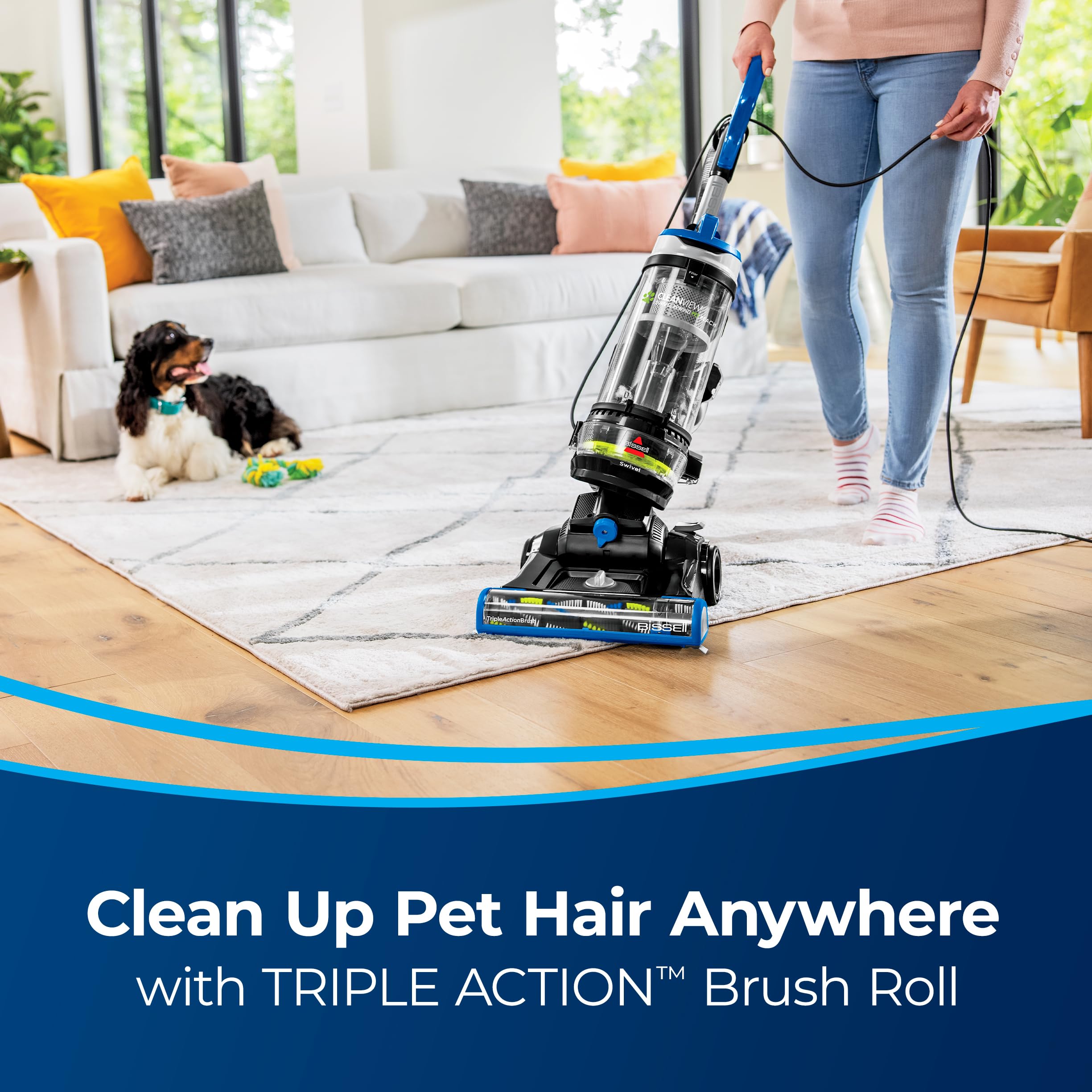 Bissell CleanView Swivel Rewind Pet Reach Vacuum Cleaner (3197A) - John Pierce Auto Care