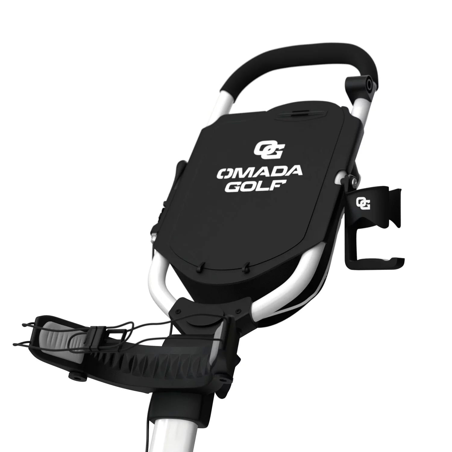 Omada Golf TriLite Golf Push Cart - (White/Black) - John Pierce Auto Care
