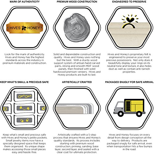 Hives Honey Locking Jewelry Armoire - John Pierce Auto Care