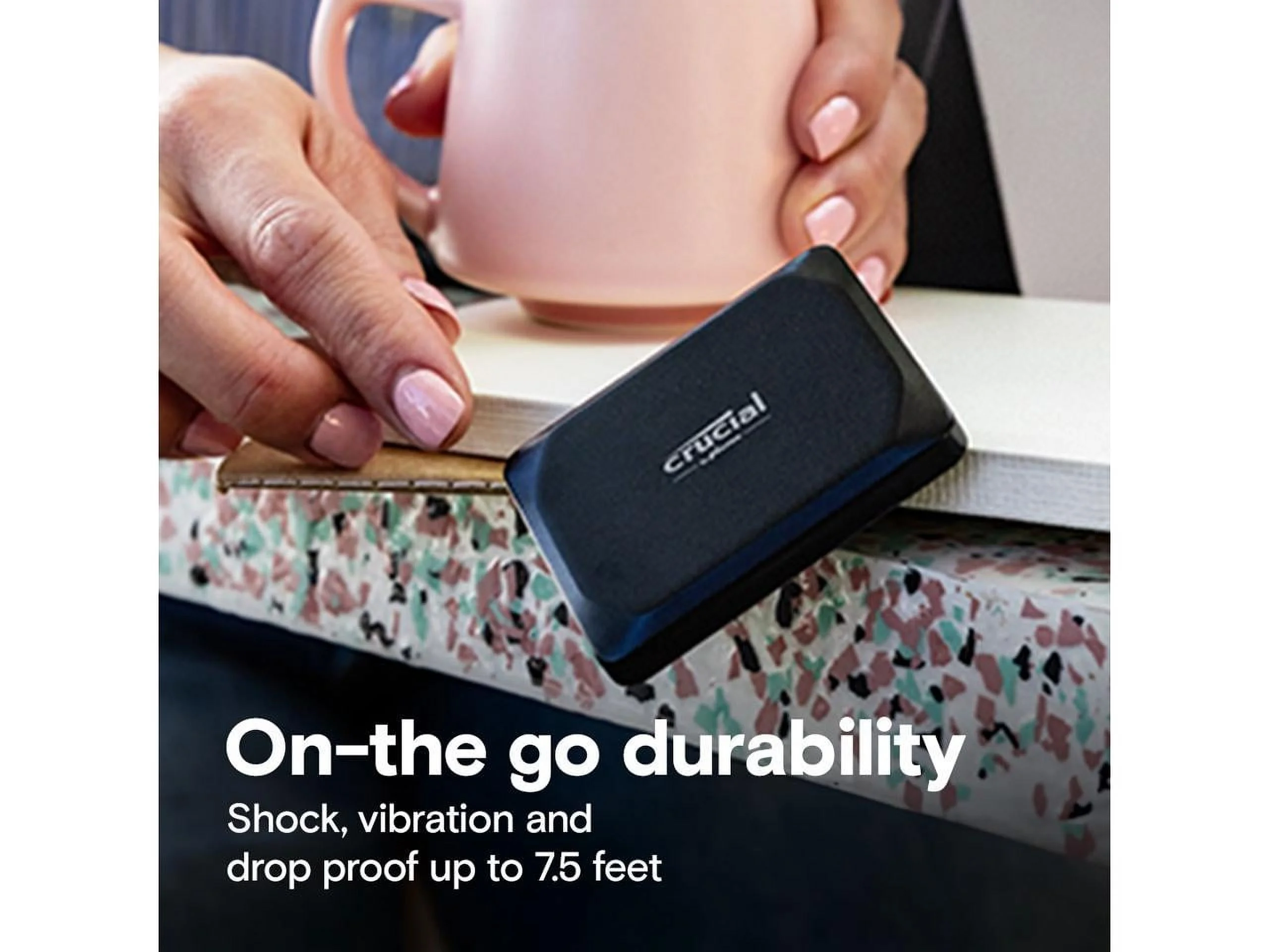 Crucial X9 2TB Portable SSD - Up to 1050MB/s Read - PC and Mac, Lightweight and small - USB 3.2 External Solid State Drive - CT2000X9SSD9 - John Pierce Auto Care