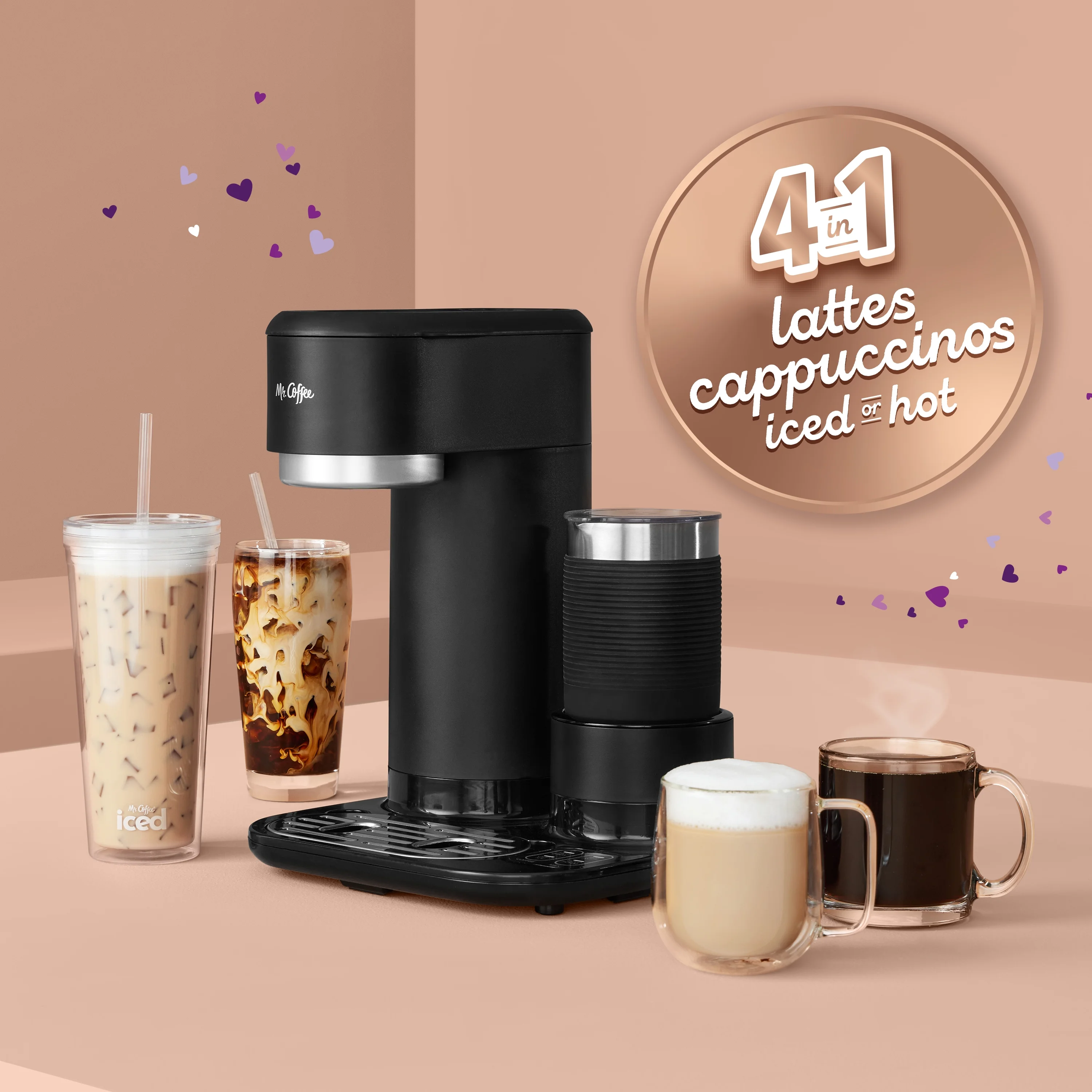 Mr. Coffee 4-in-1 Single-Serve Latte, Iced & Hot Coffee Maker - John Pierce Auto Care