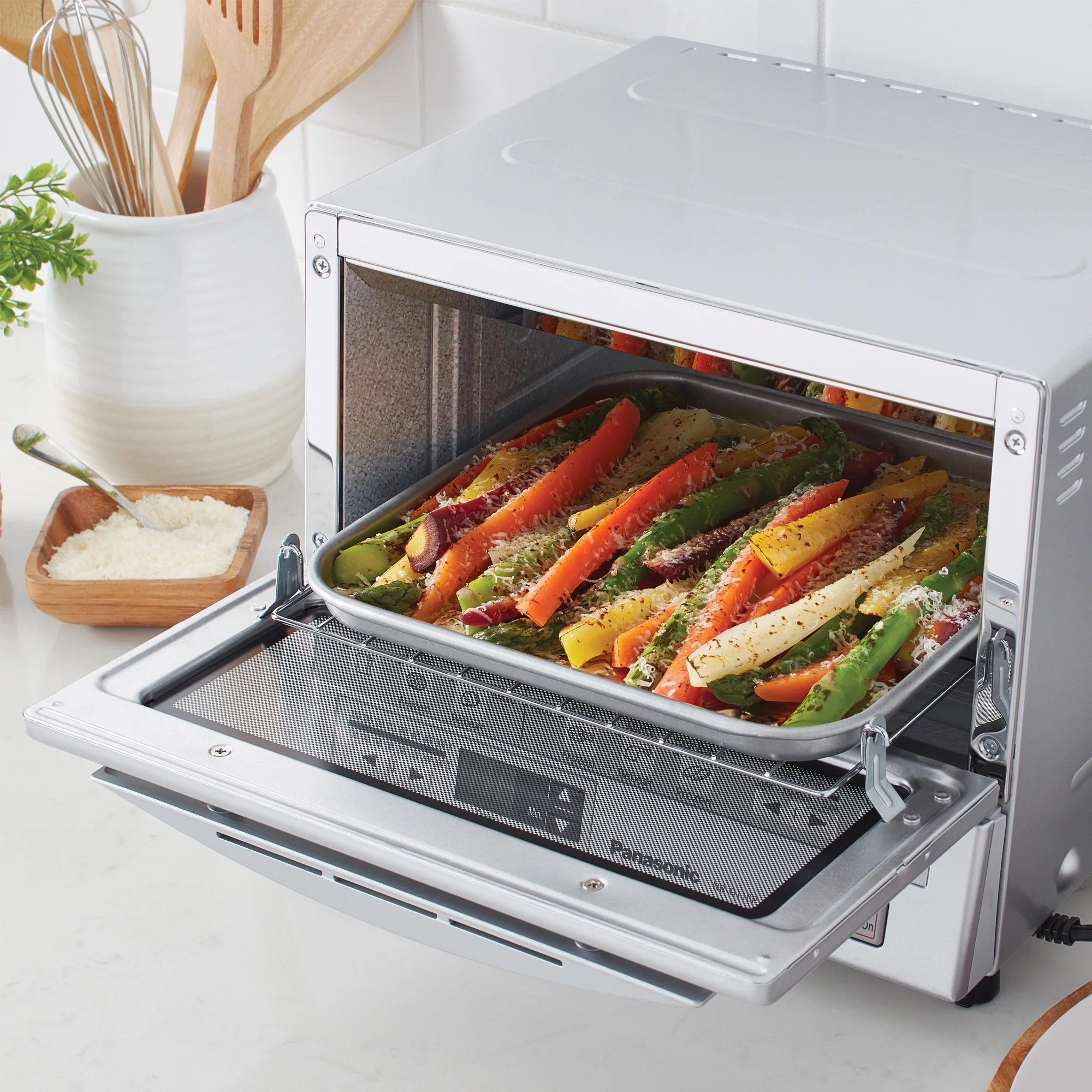 Panasonic FlashXpress Silver Toaster Oven in Silver - John Pierce Auto Care