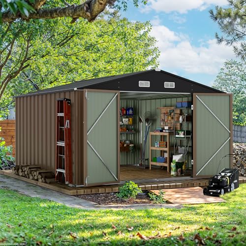 Devoko Outdoor Storage Metal Garden - John Pierce Auto Care