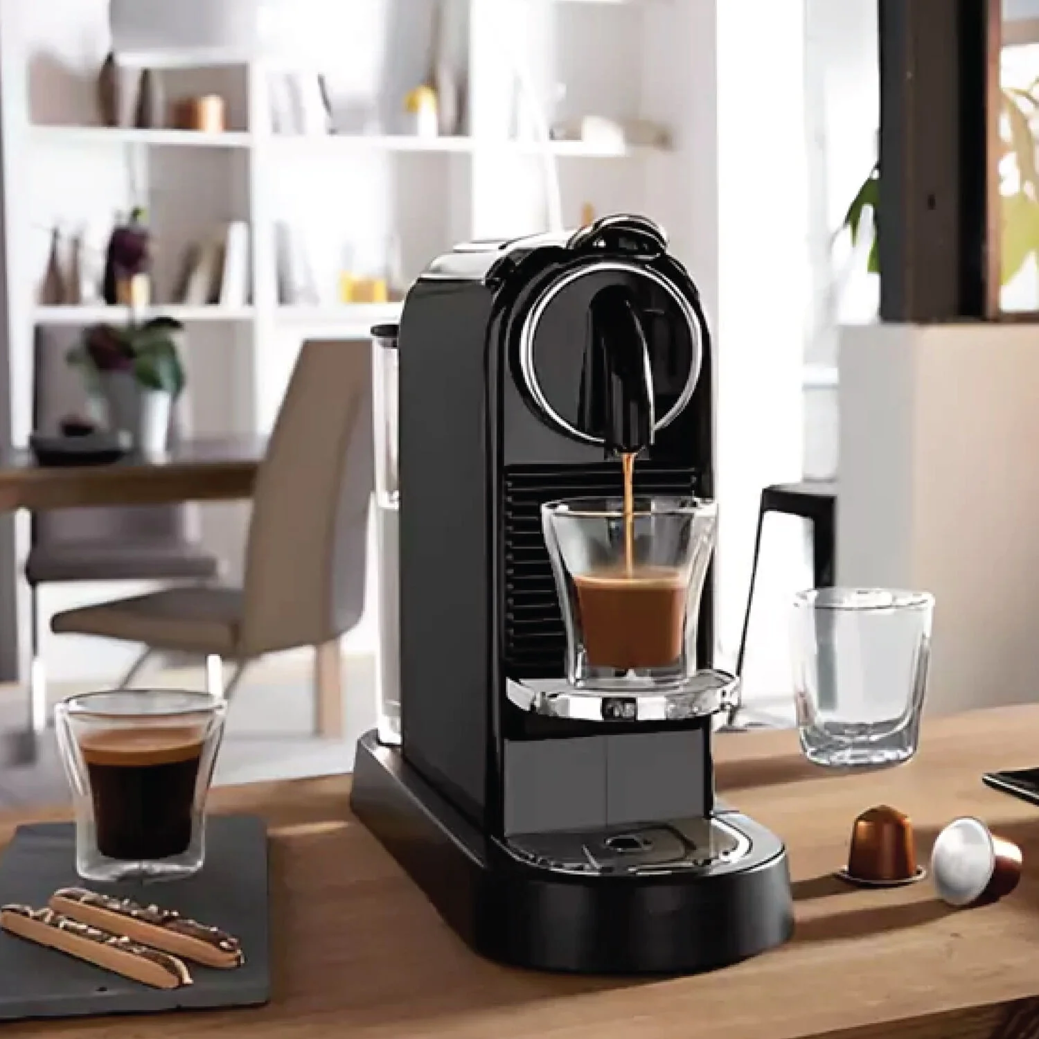Nespresso CitiZ Espresso Machine by De'Longhi, Black - John Pierce Auto Care
