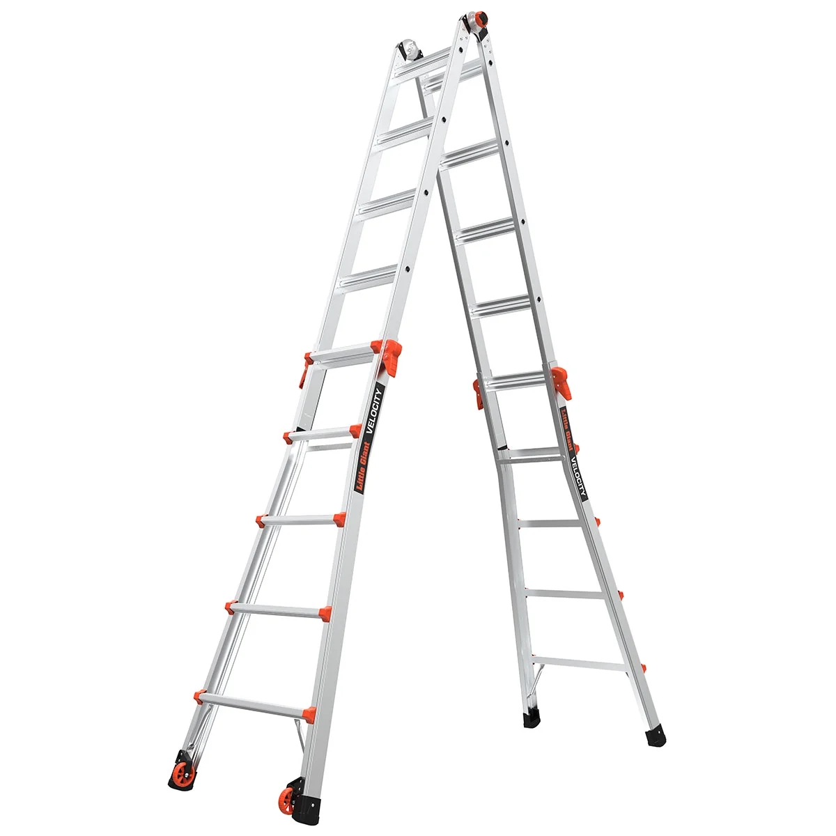 Little Giant Model 22 Aluminum Multi-Use Ladder, Type 1A - 300 lbs. Rated - John Pierce Auto Care