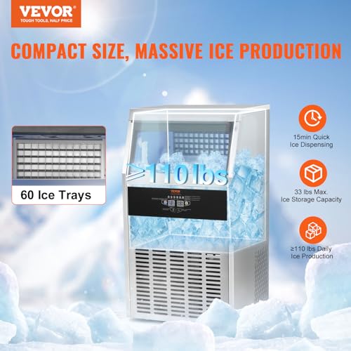 VEVOR Commercial Ice Maker Machine - John Pierce Auto Care