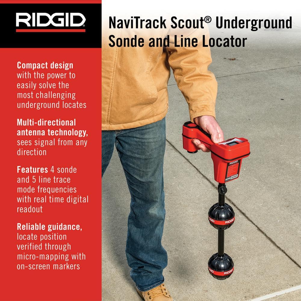 RIDGID NaviTrack Scout Underground Locator - John Pierce Auto Care