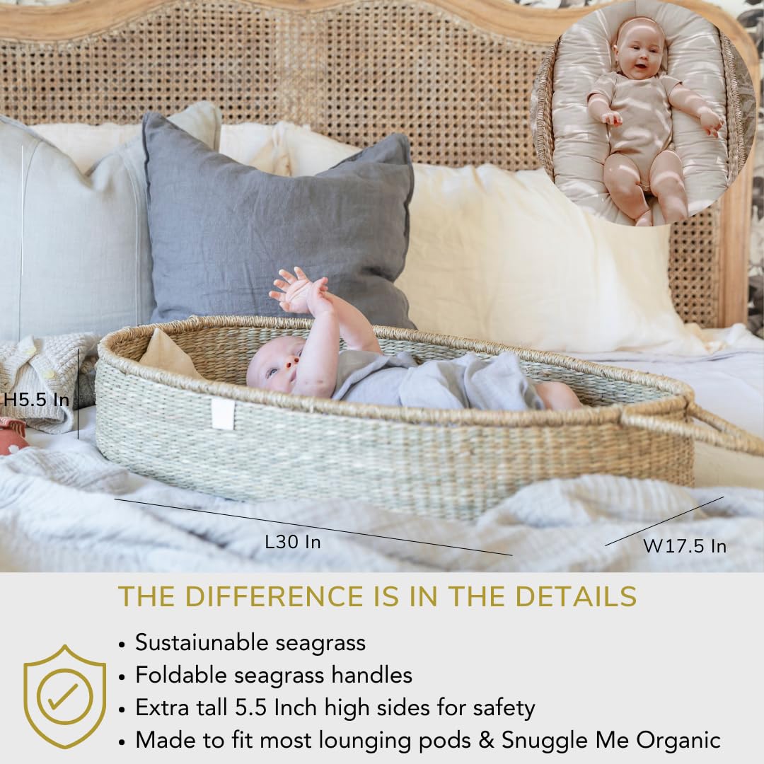 BEBE BASK Fairtrade Woven Changing Basket Alternative - John Pierce Auto Care