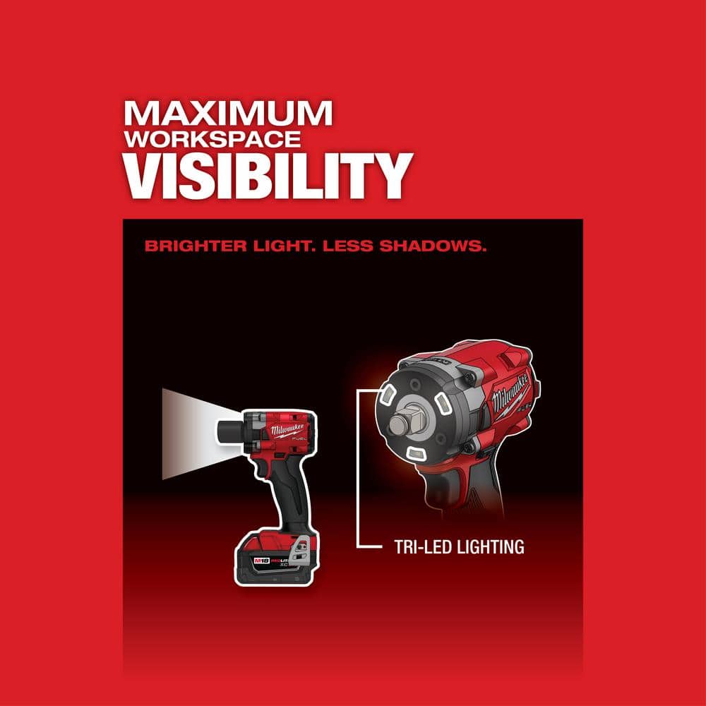 Milwaukee M18 FUEL Brushless 1/2-Inch Impact Wrench (Tool Only) - John Pierce Auto Care