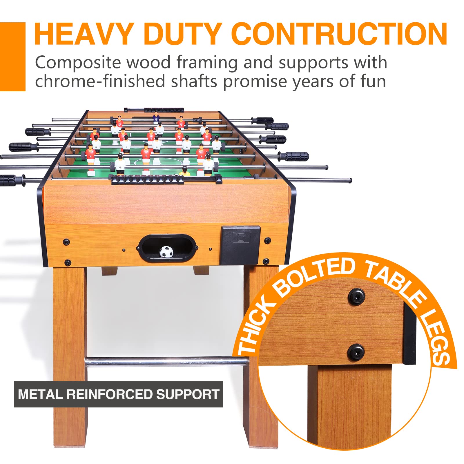 BBnote 48-Inch Competition Sized Foosball Table - John Pierce Auto Care