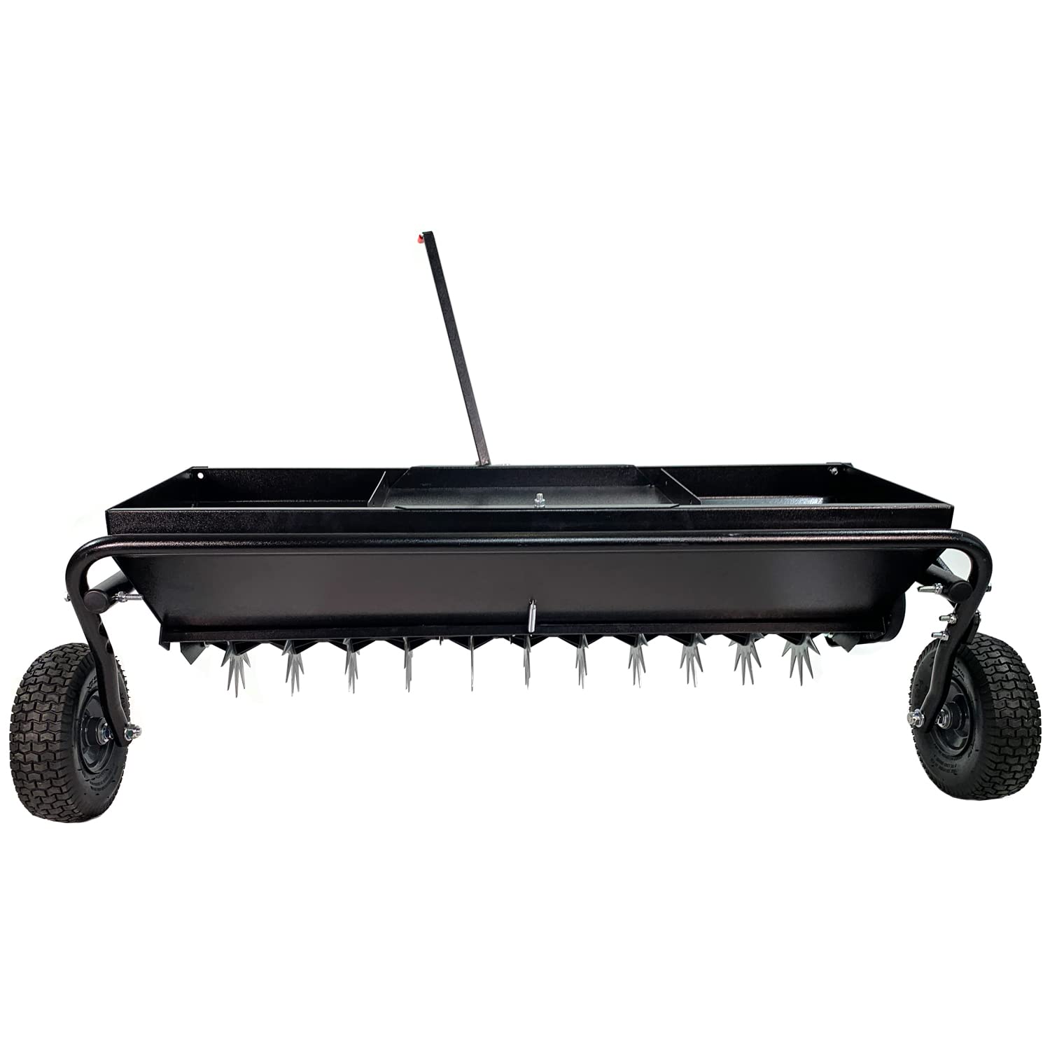 Brinly 40-Inch Combination Tow-Behind Aerator Spreader - John Pierce Auto Care