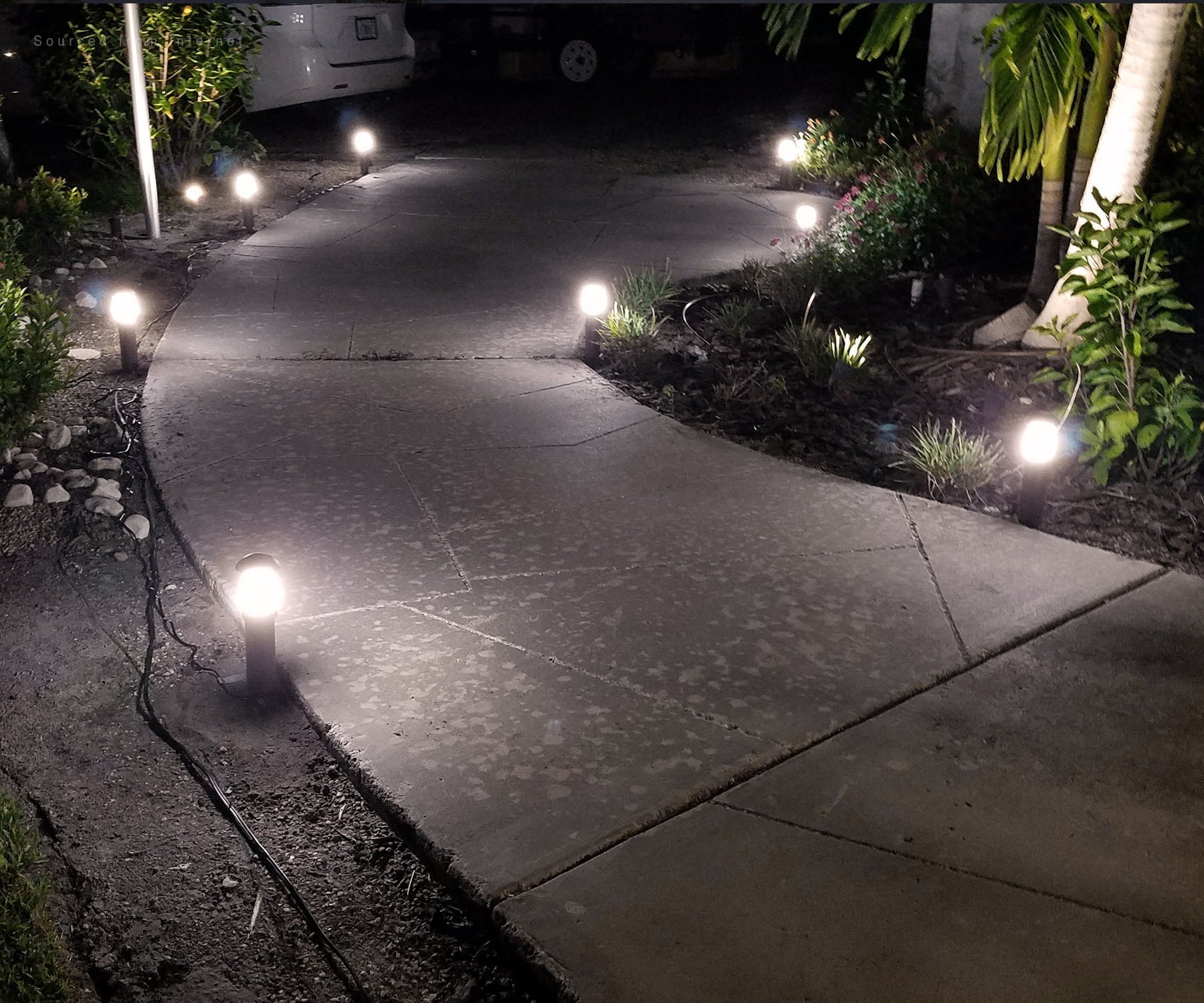 LEONLITE 12-Pack Low-Voltage Waterproof LED Landscape Lights - John Pierce Auto Care