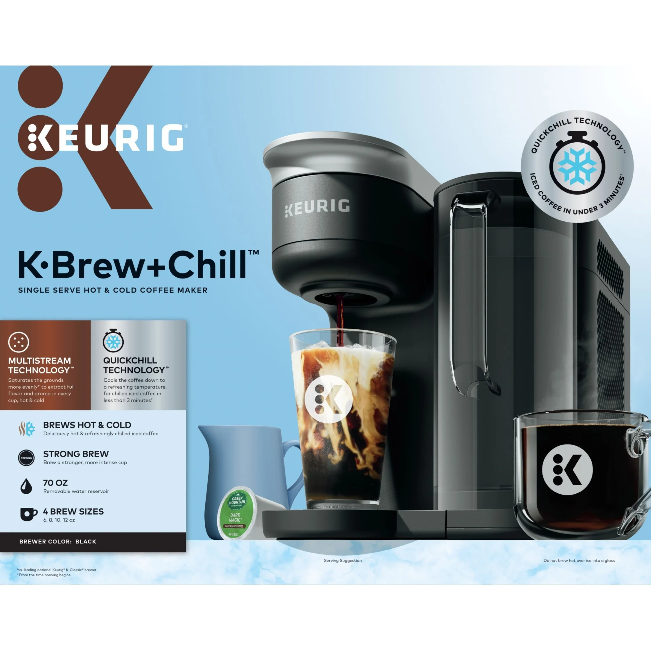 Keurig K-Brew + Chill Iced or Hot Single-Serve K-Cup Coffee Maker - John Pierce Auto Care