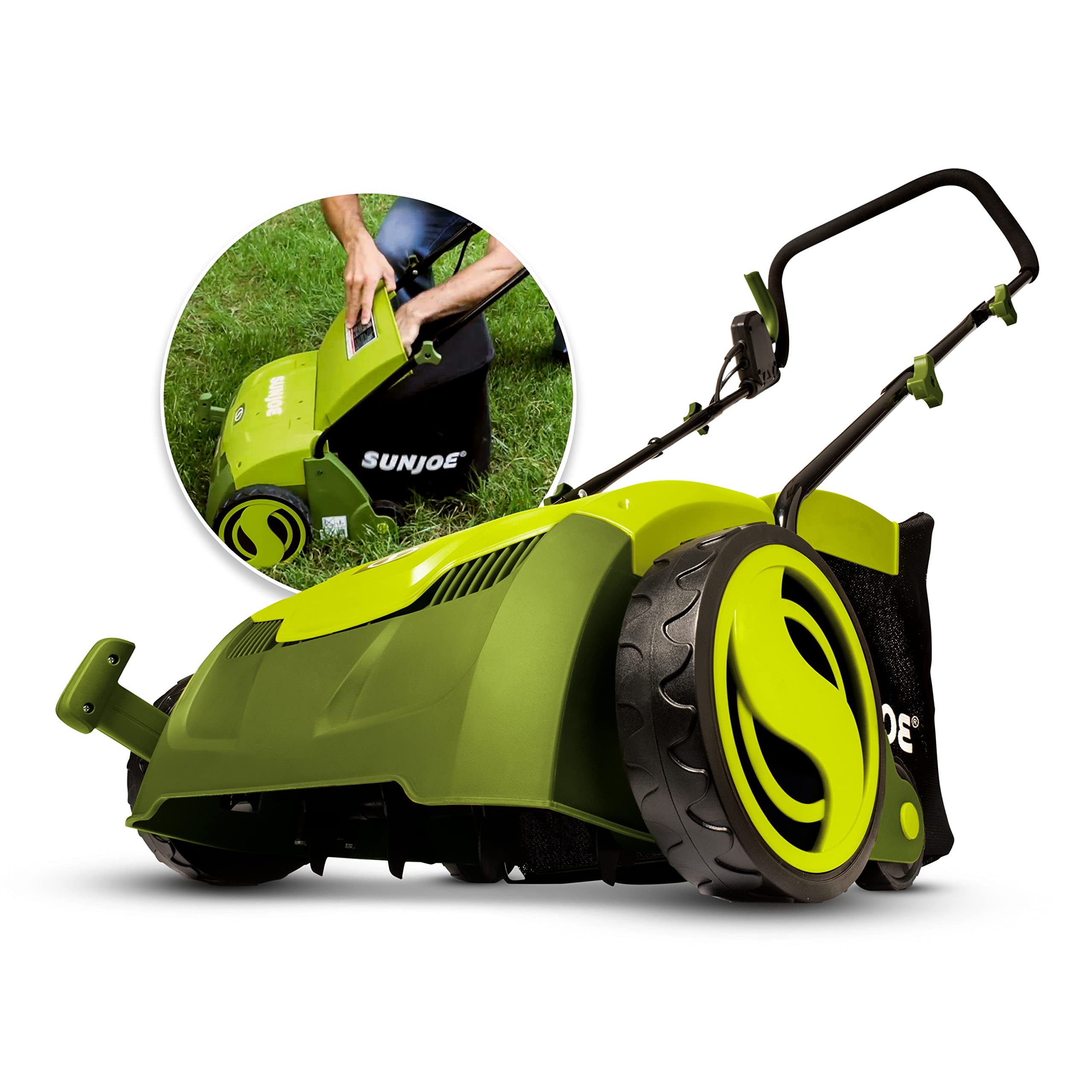 Sun Joe AJ801E 12-Amp 13-Inch Electric Dethatcher and Scarifier - John Pierce Auto Care