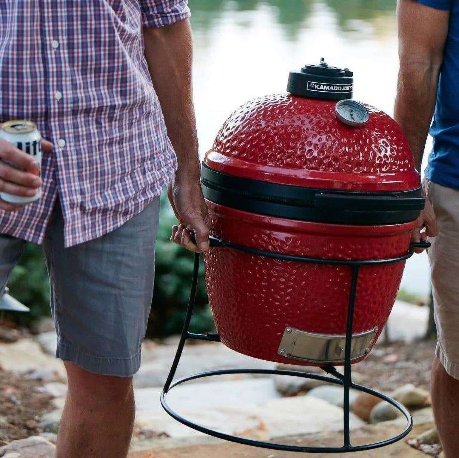 Kamado Joe Joe Jr Kamado Charcoal Grill - John Pierce Auto Care