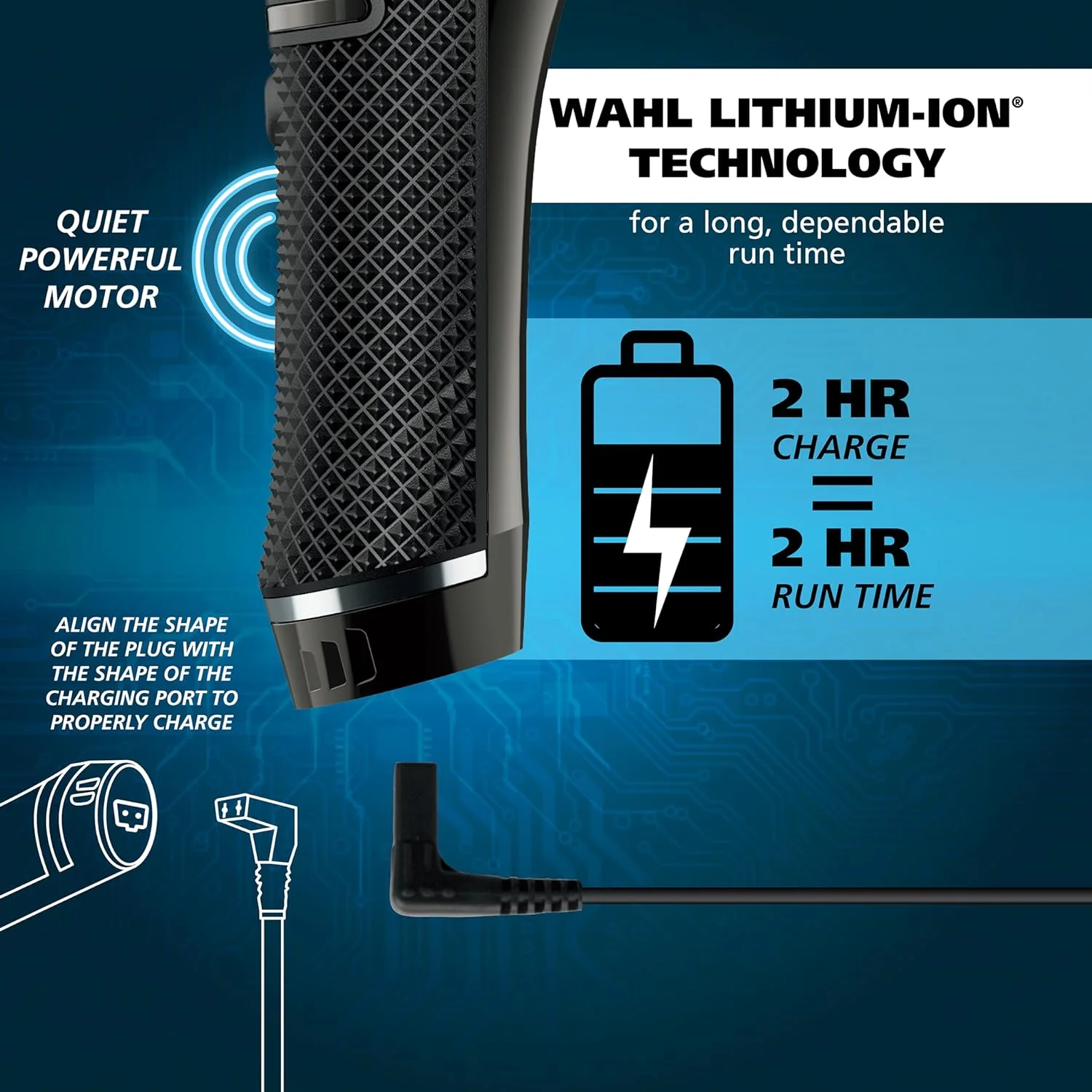 Wahl USA Pro Series High Visibility Skeleton Style Trimmer, Lithium-Ion Cordless USB Rechargeable All in One Shaving & Close Cutting Beard Trimmer for Men with Near Zero Gap Blade – 3026018 - John Pierce Auto Care