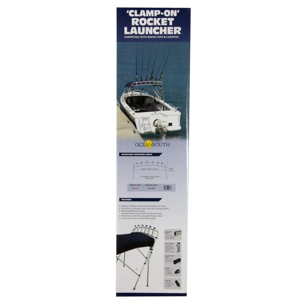 Oceansouth Clamp-On Fishing Rod Rocket Launcher - John Pierce Auto Care