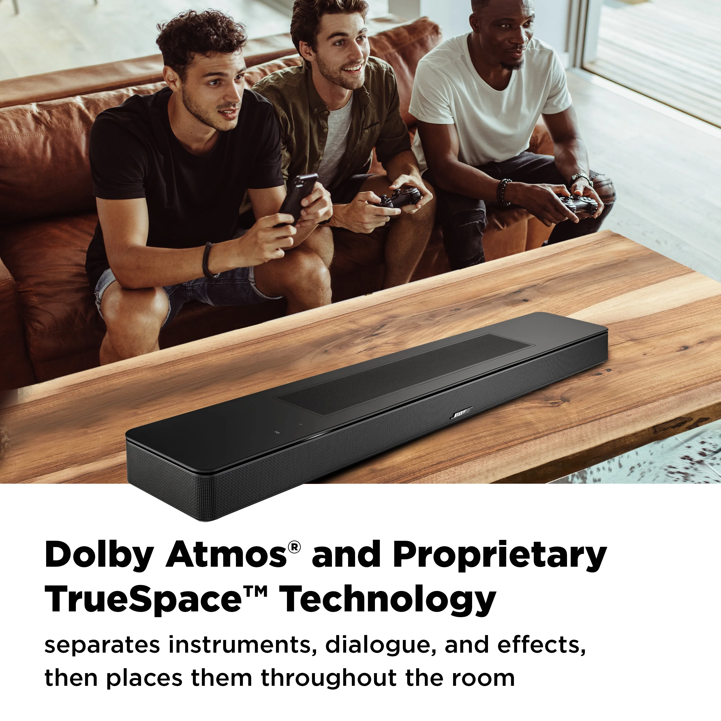 Bose Smart Soundbar 600 TV Wireless Bluetooth Surround Sound Speaker System, Black - John Pierce Auto Care