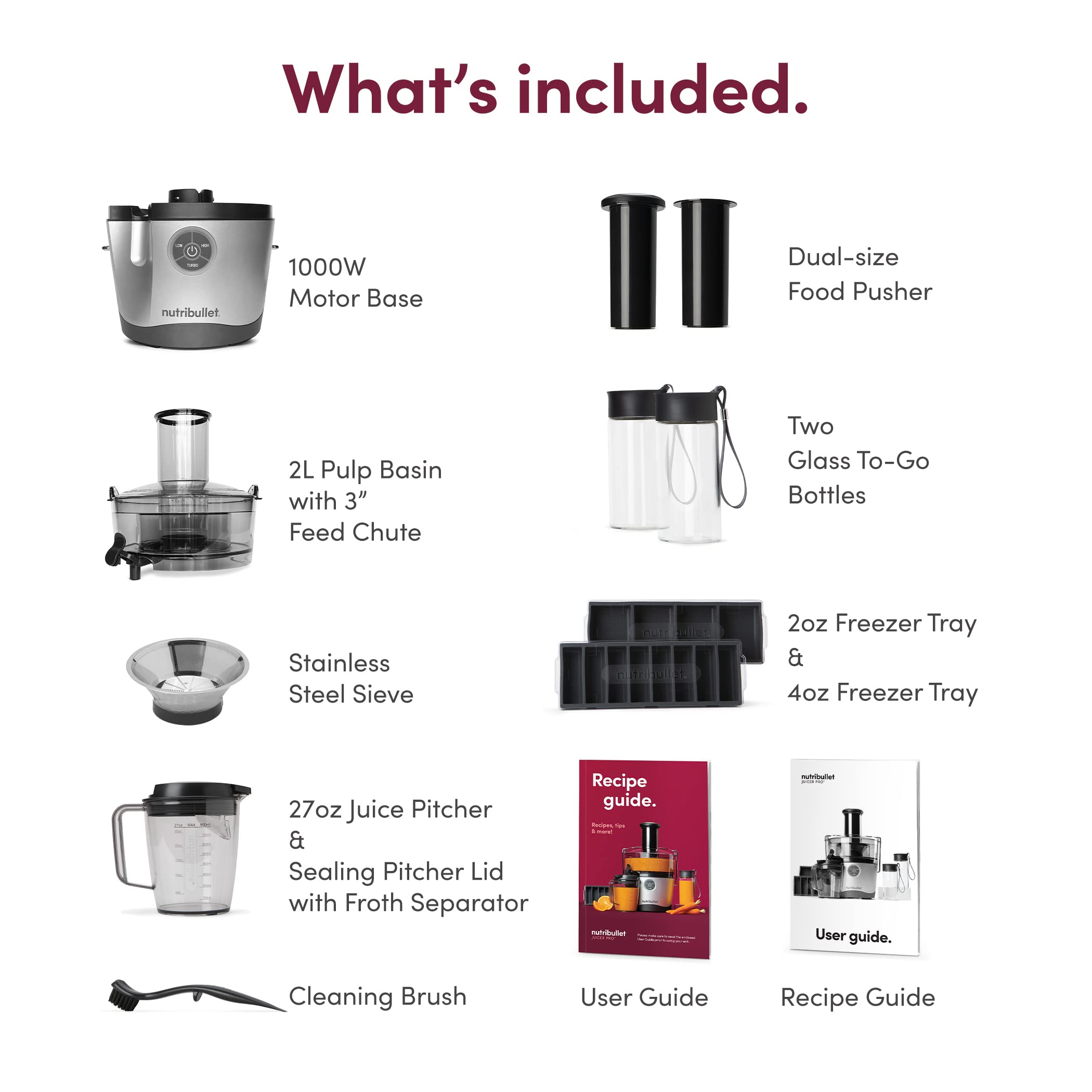 NutriBullet Juicer Pro Silver Centrifugal Juicing Machine - John Pierce Auto Care