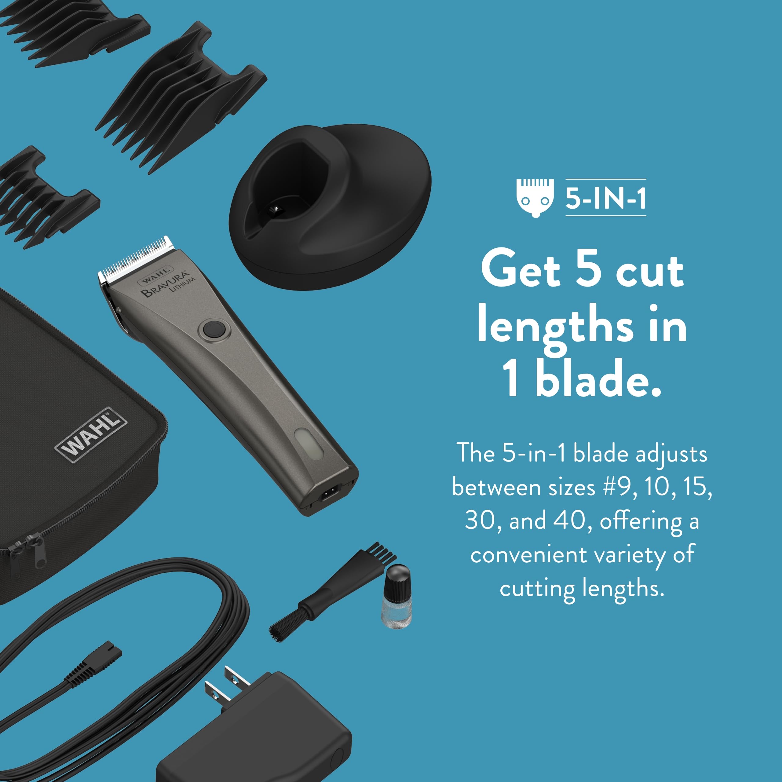 Wahl Professional Animal Bravura Cordless Pet Clipper Kit - John Pierce Auto Care