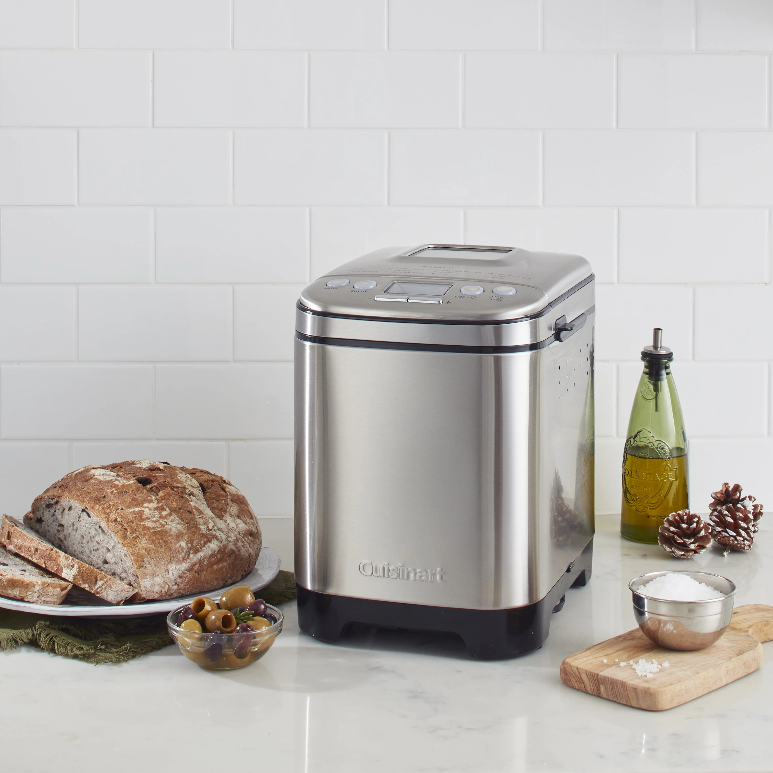 Cuisinart CBK-110 Compact Automatic Bread Maker, Silver - John Pierce Auto Care