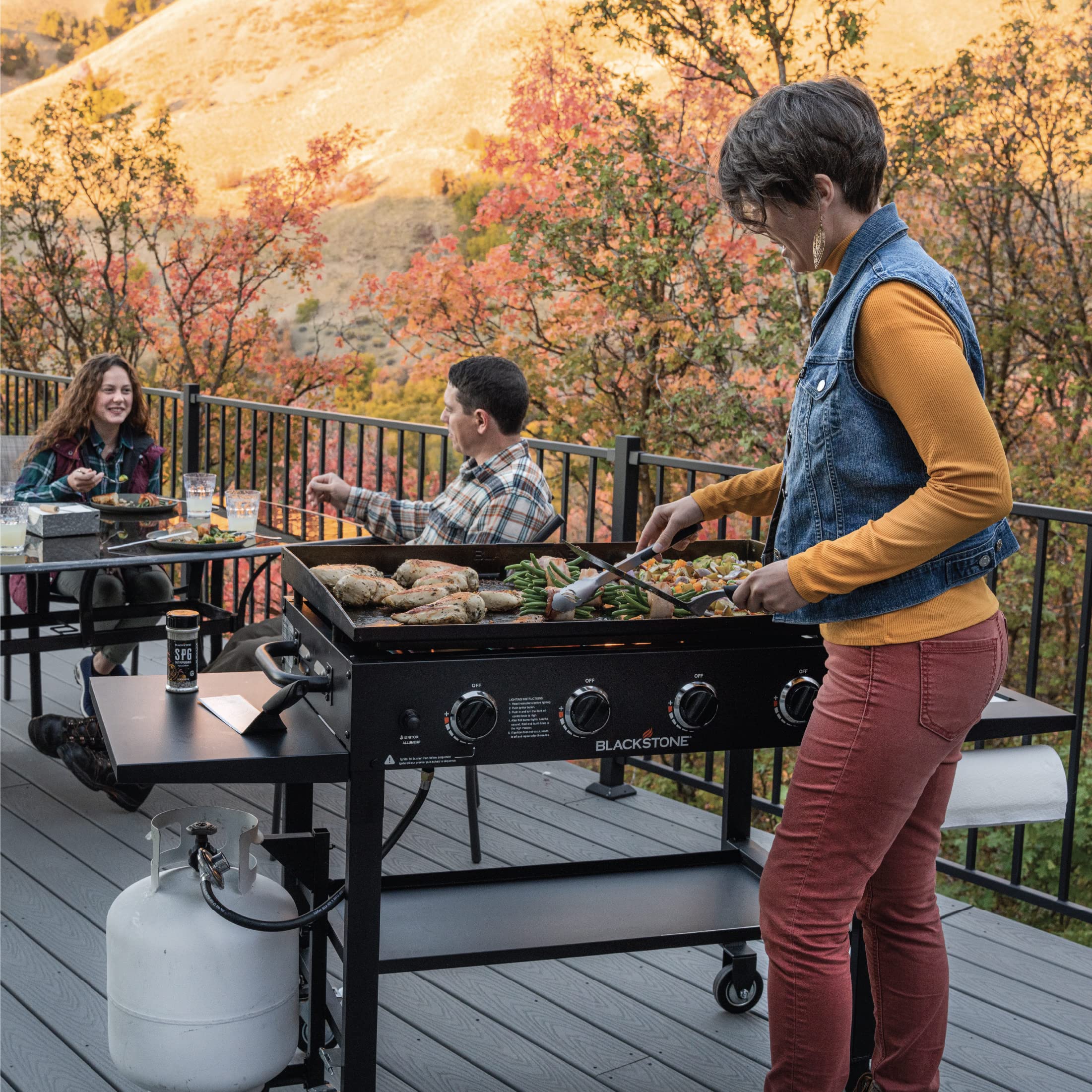 Blackstone 36-Inch 4-Burner Propane Gas Cooking Station (1825) - John Pierce Auto Care